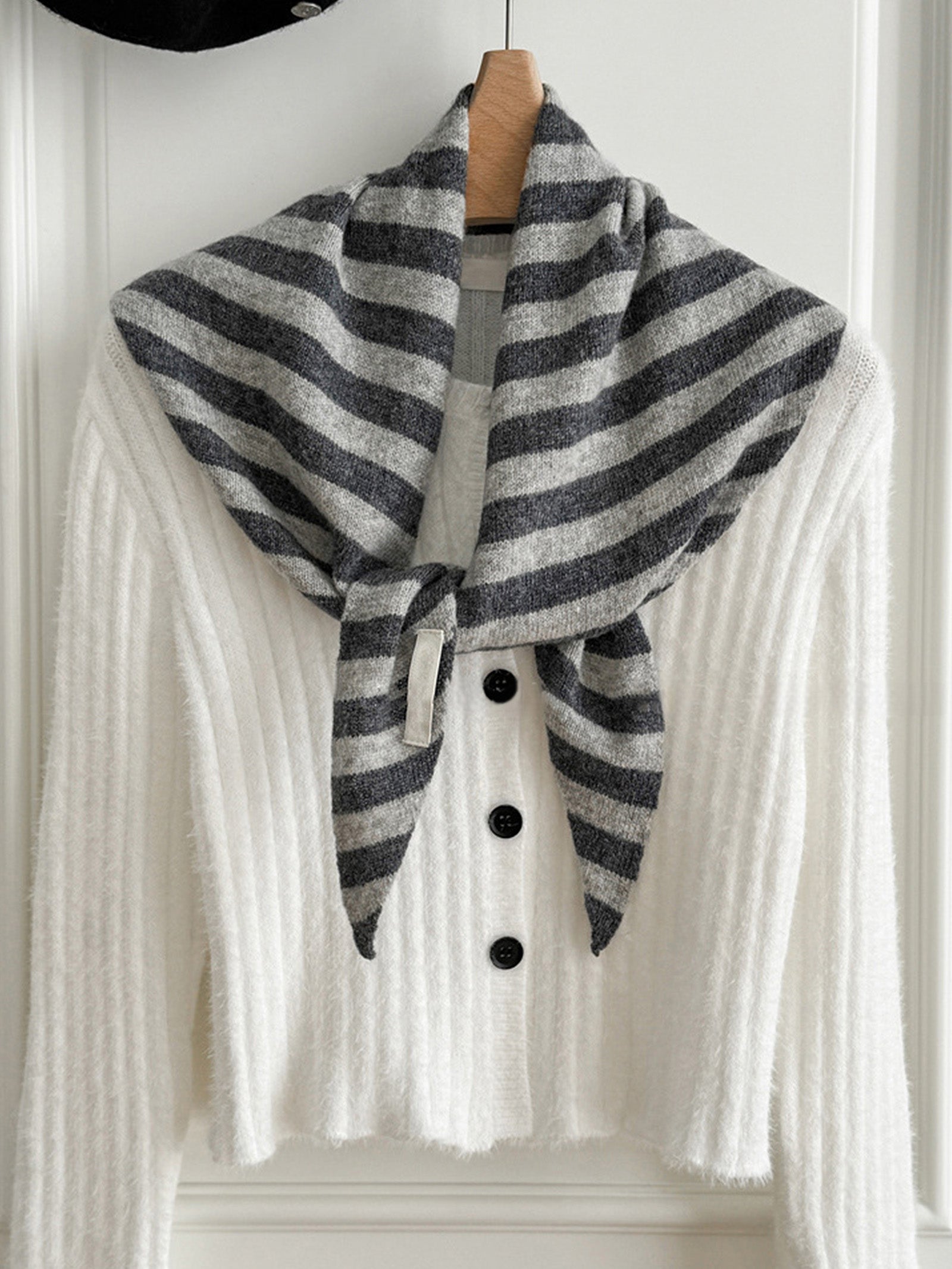 100% Australian Wool Functional Triangle Scarf DestGlow