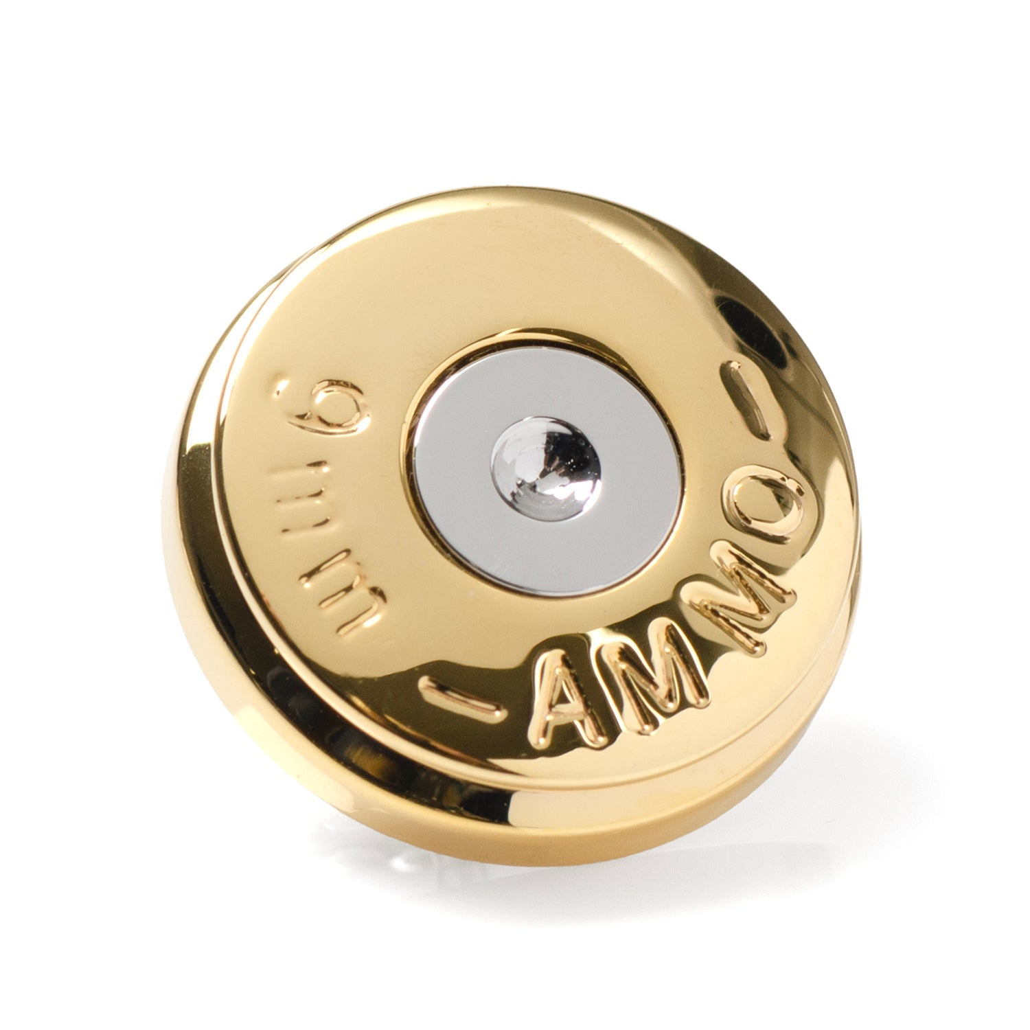 Bullet Silver Lapel Pin by Cufflinks.com