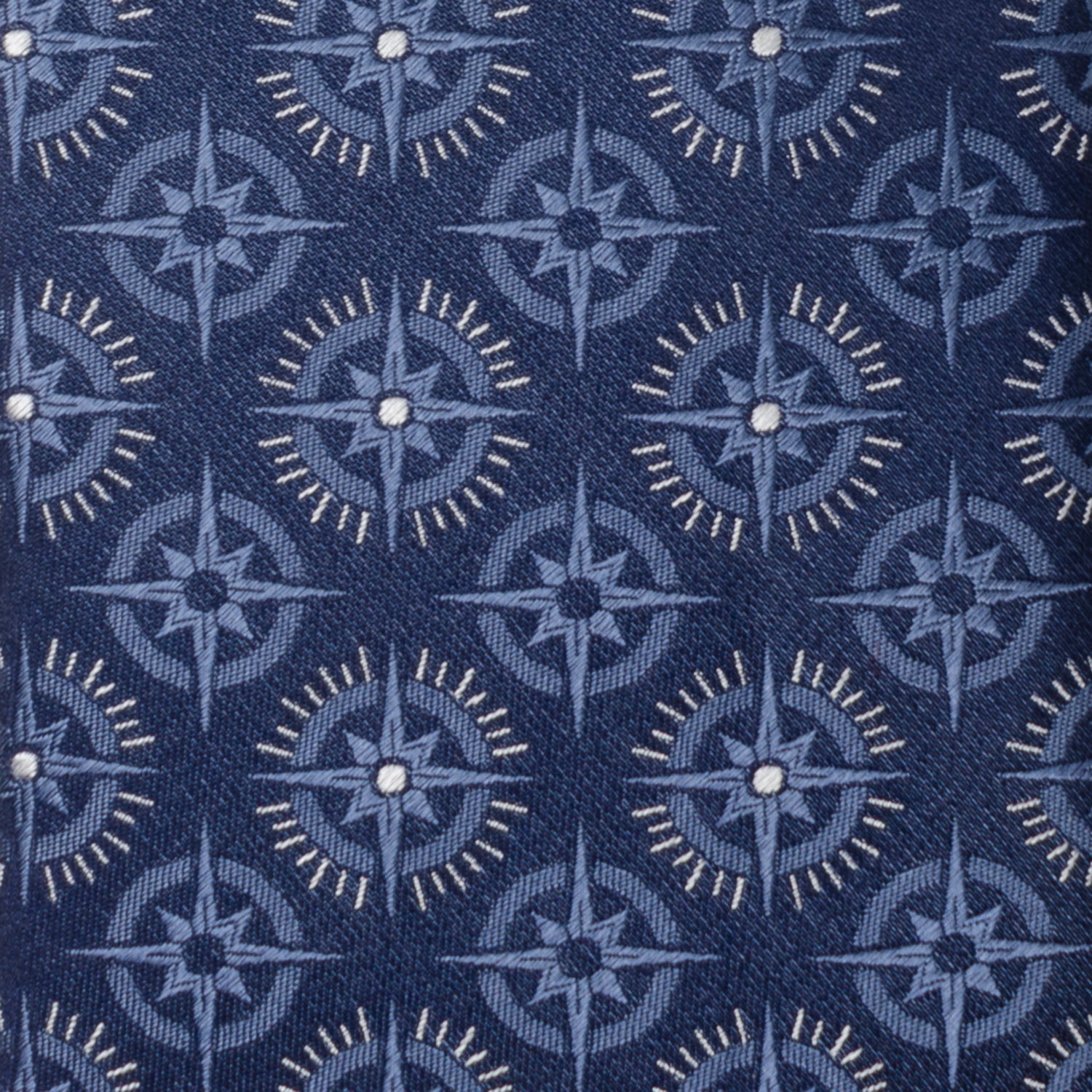 Compass Hidden Message Navy Blue Men&