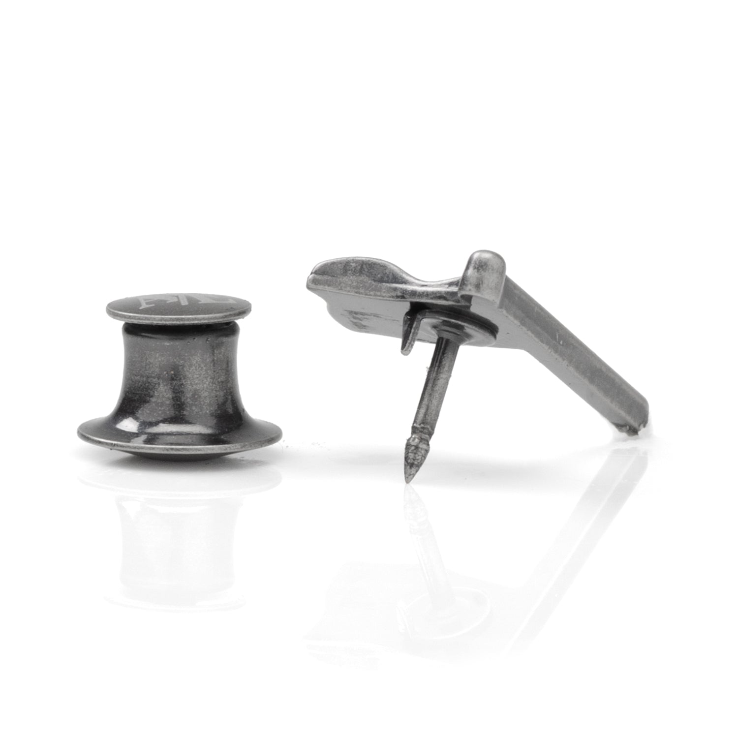 Golf 18th Hole Antique Silver Lapel Pin by Cufflinks.com