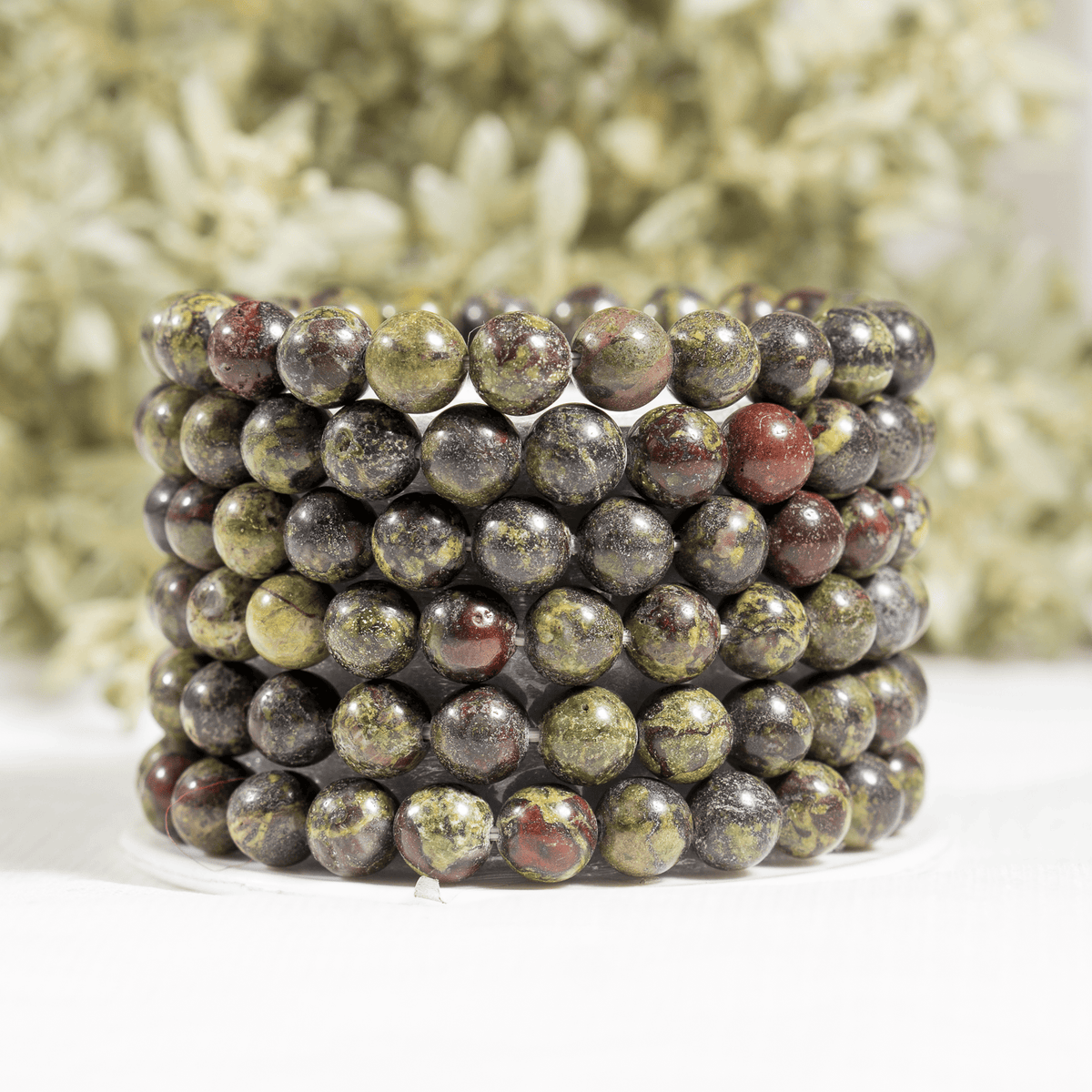 African Bloodstone Bracelet (Courage and Strength) DestGlow