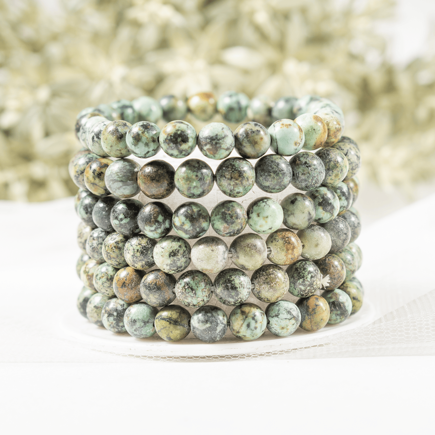 African Turquoise Bracelet (Transformation and Love). DestGlow