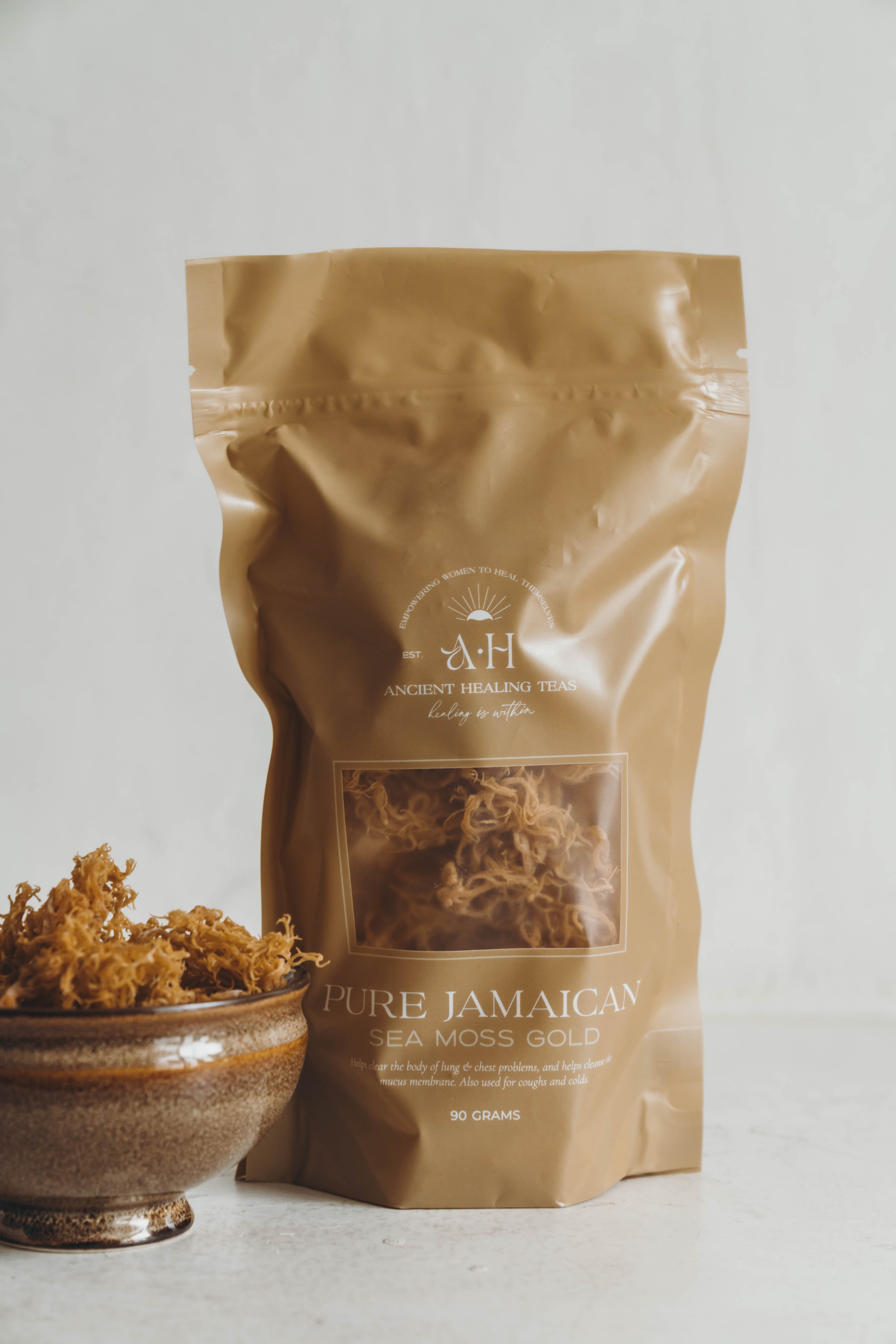 Pure Jamaican Seamoss GOLD by Ancient Healing Teas