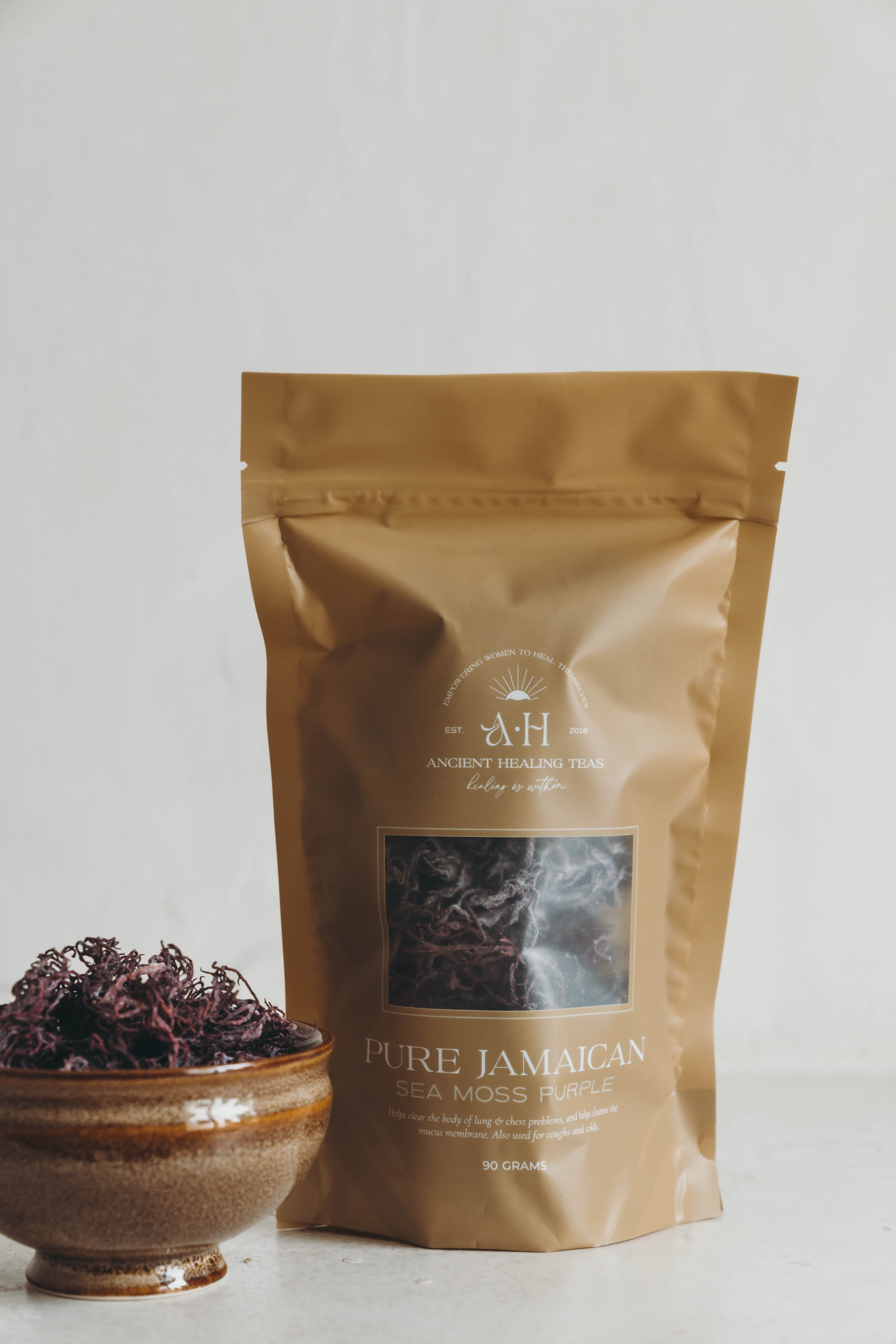 Pure Jamaican Seamoss PURPLE by Ancient Healing Teas