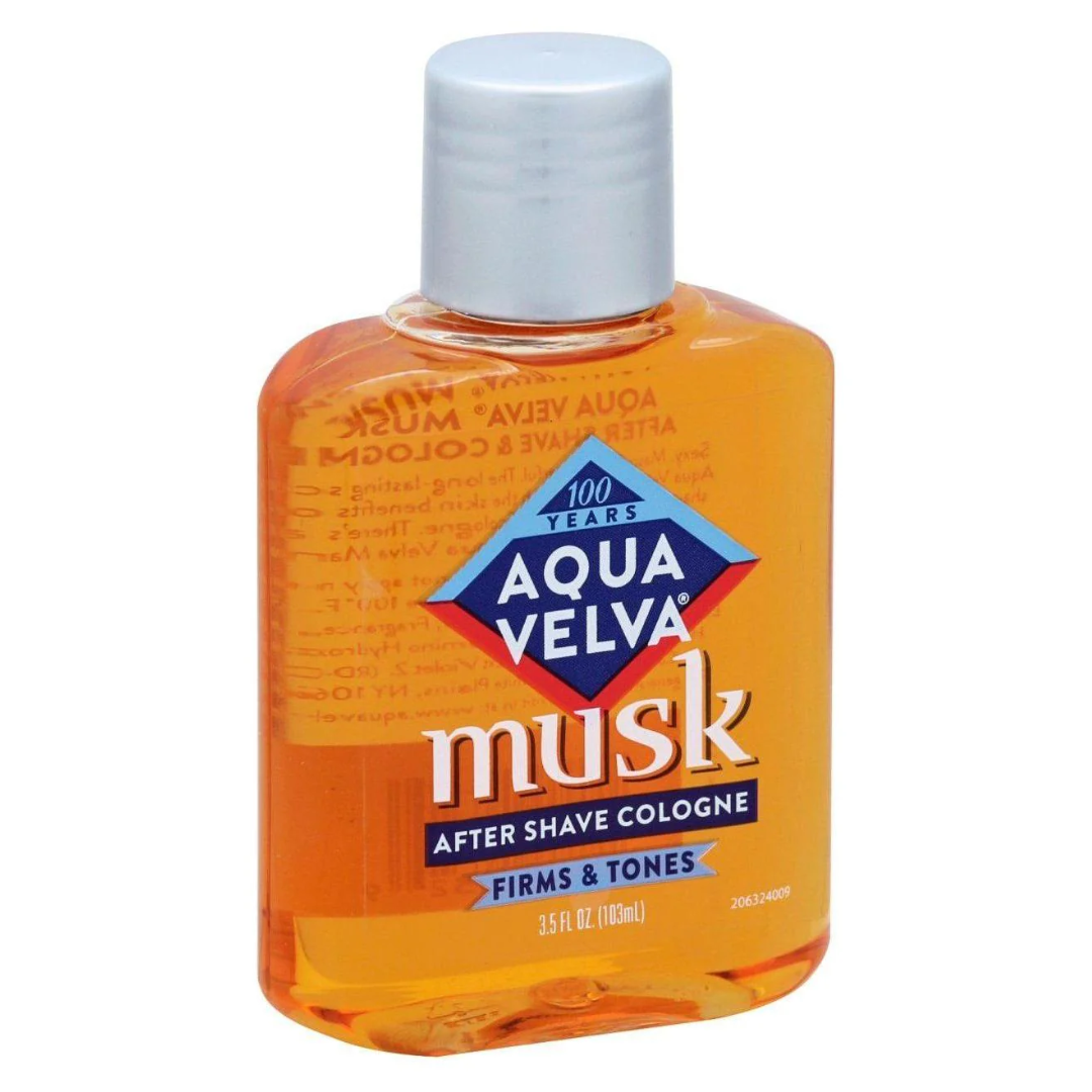 Aqua Velva Musk After Shave Cologne (3.5 oz) DestGlow