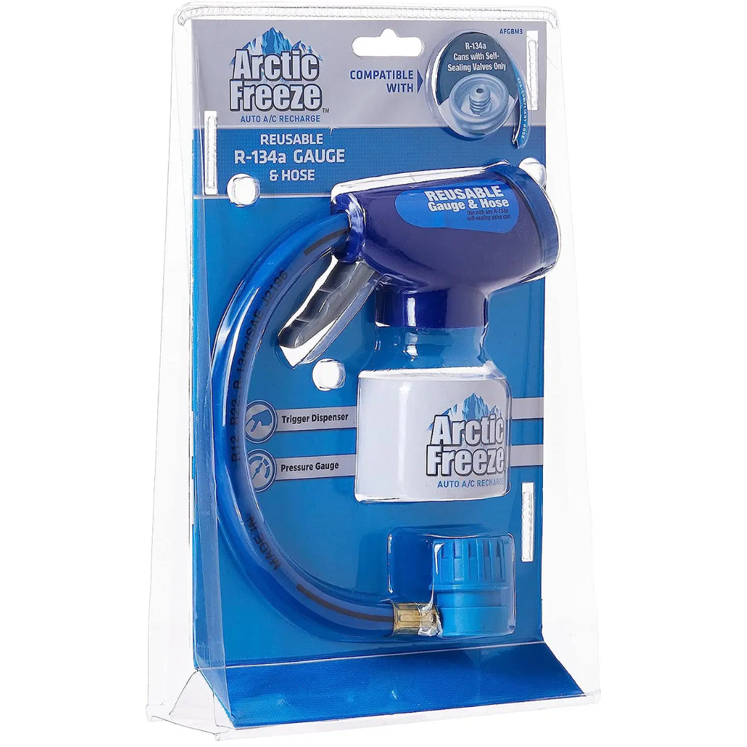 Arctic?Freeze Reusable R?134a Refrigerant Gauge & Hose Kit DestGlow
