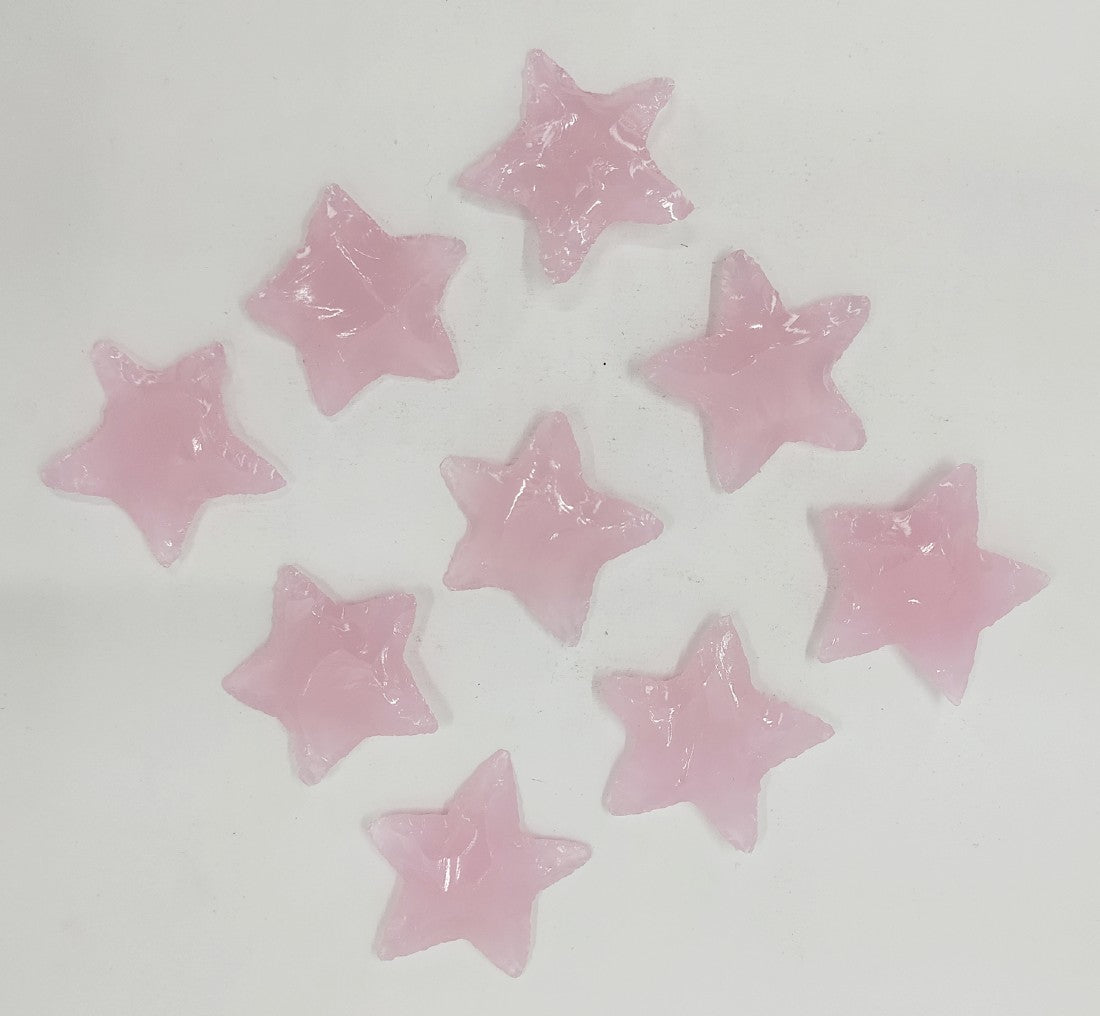 Flat Stars & Moon Shaped Gemstone Arrowheads. DestGlow