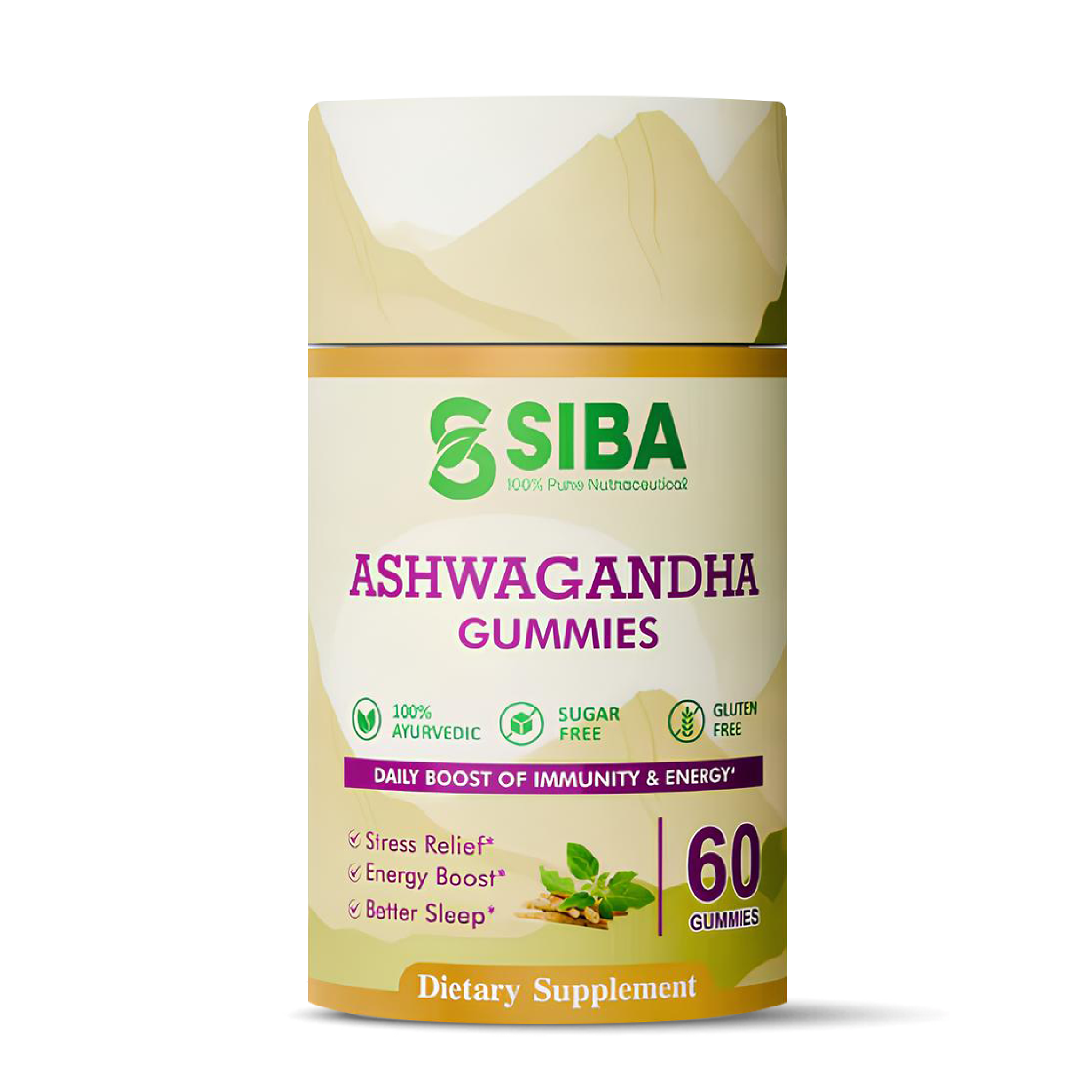 Ashwagandha Gummies by Siba Vitamins Store