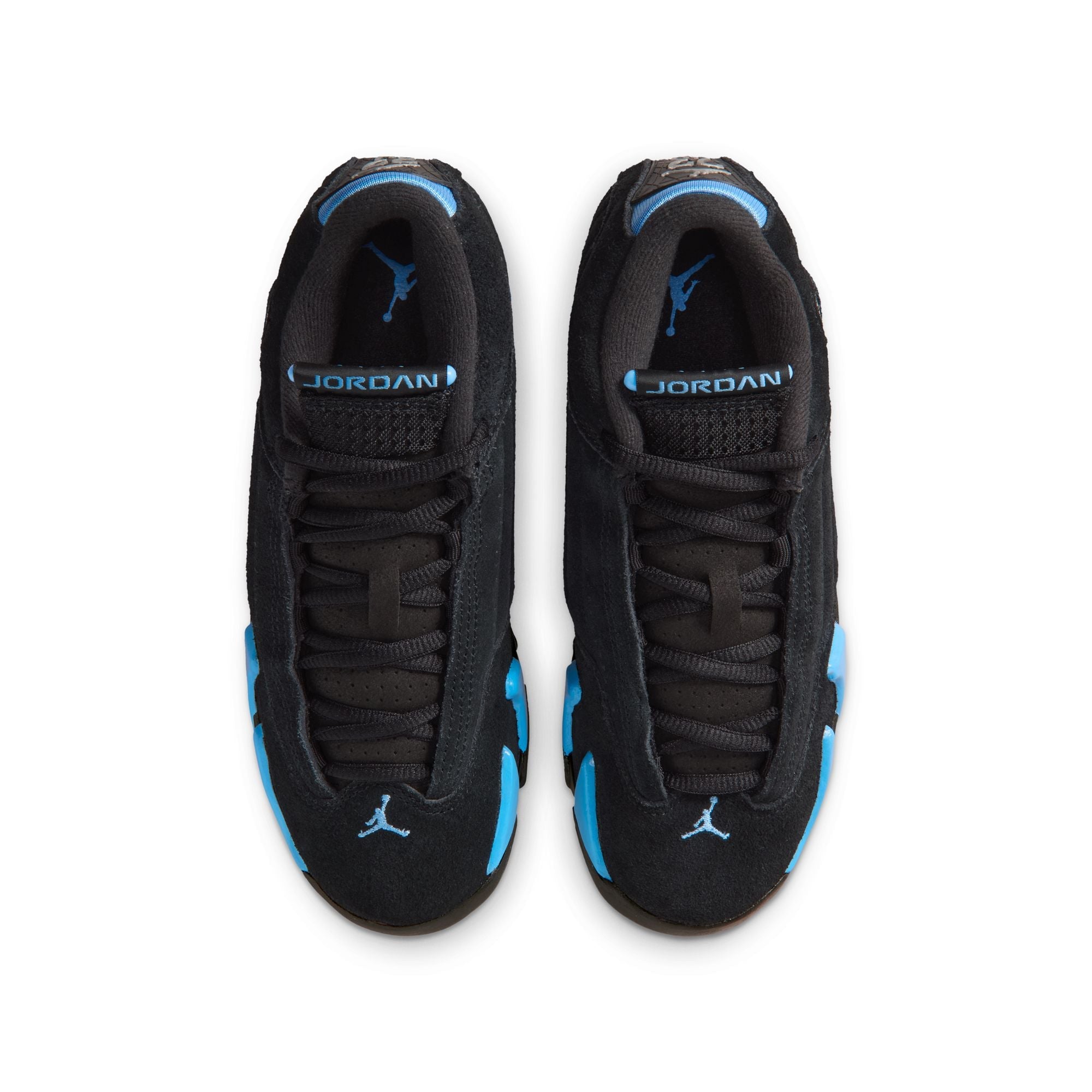 Air Jordan Big Kids 14 Retro - Black/University Blue by Denim Exchange