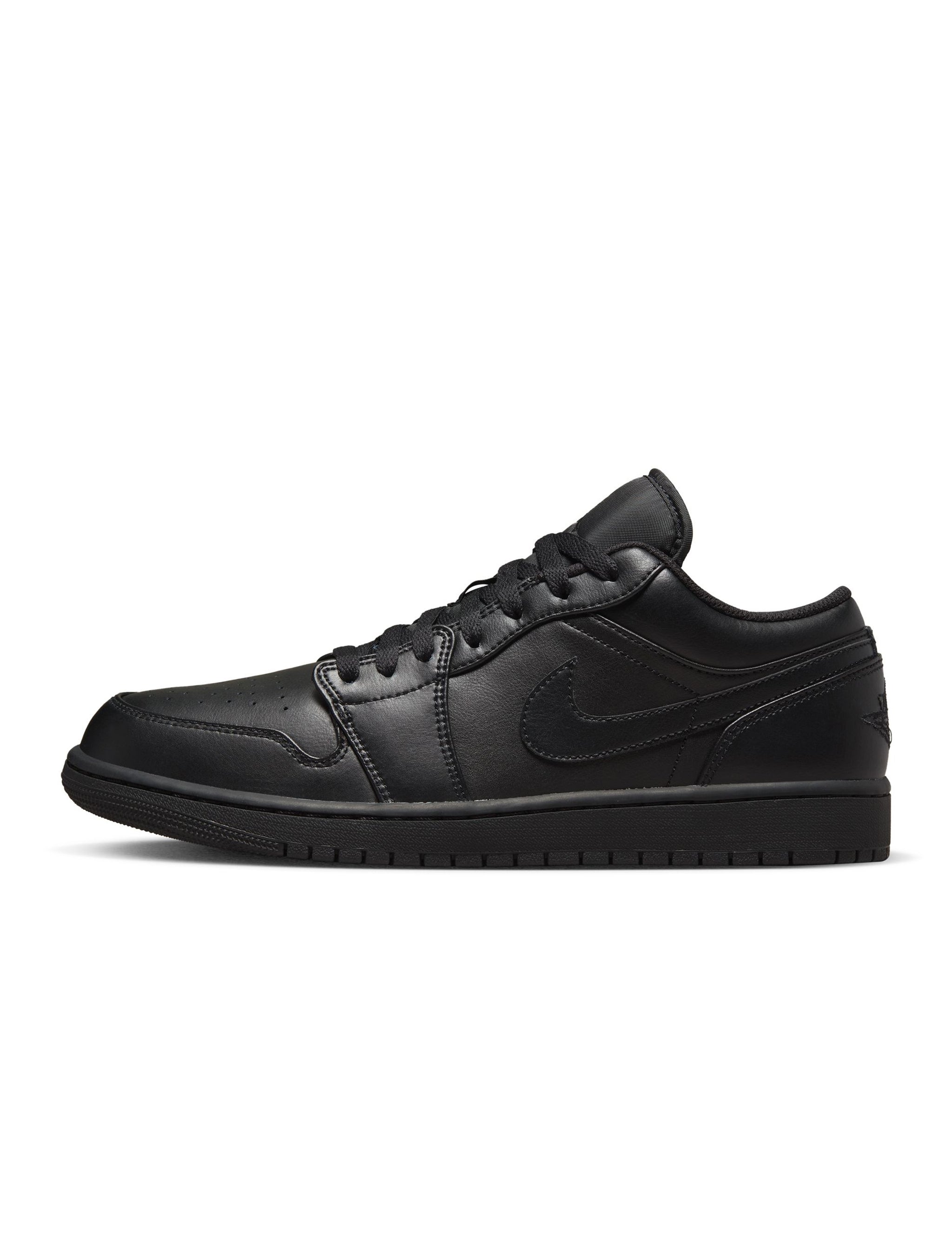 Air Jordan Mens 1 Low - Triple Black by Denim Exchange
