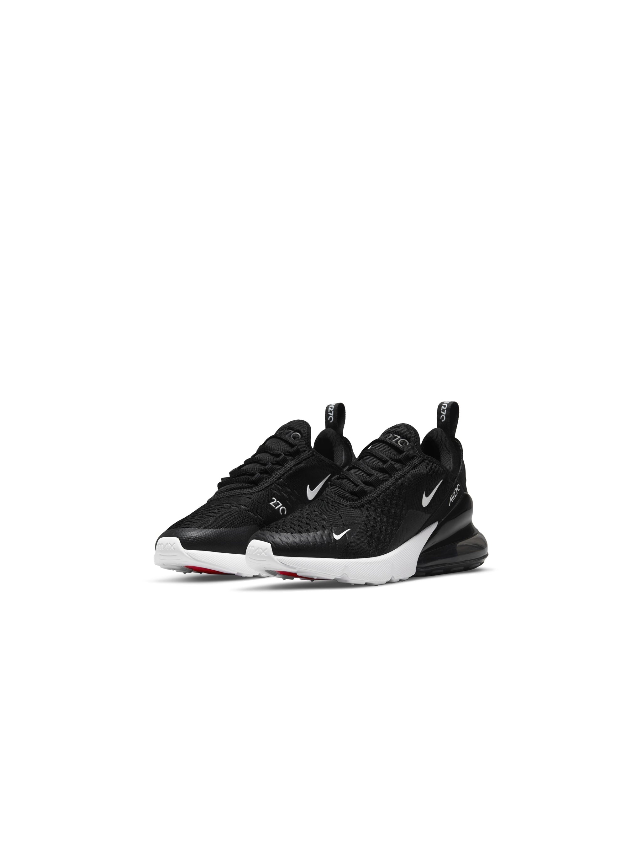 Nike Air Max 270 Big Kids Black/White-Anthracite by Denim Exchange