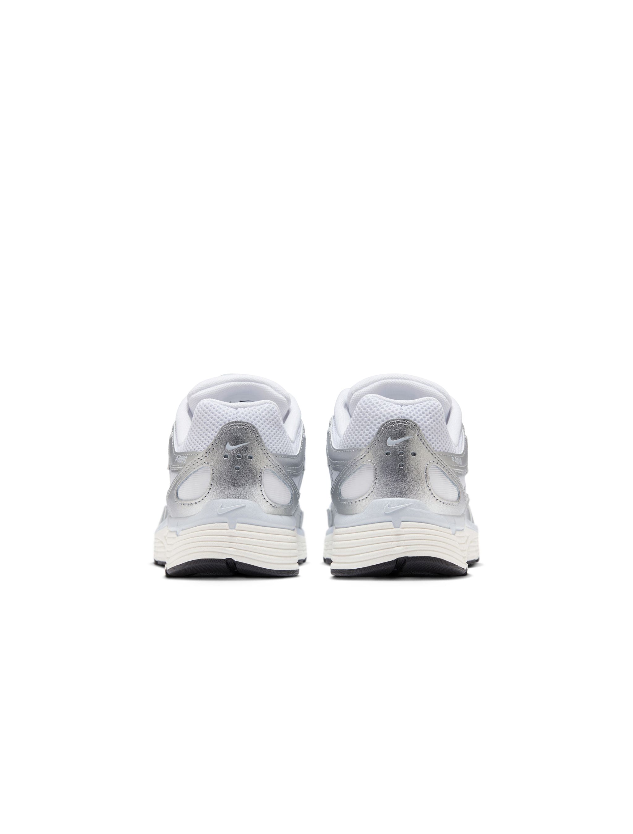 Nike Womens P-6000 - White/Metallic Silver by Denim Exchange