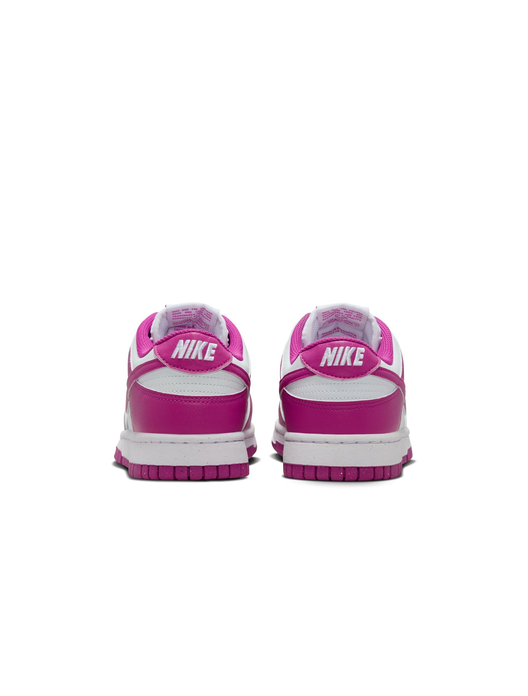 Nike Women’s Dunk Low - White/Hot Fuchsia