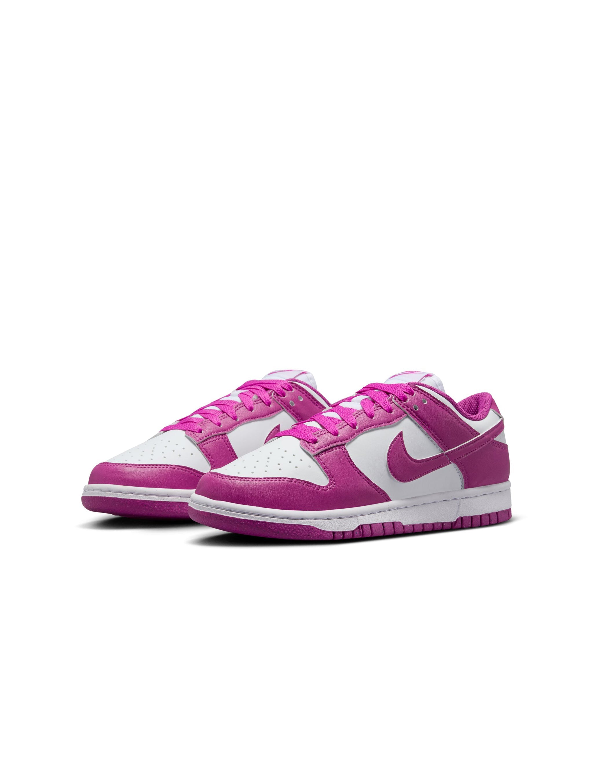 Nike Women’s Dunk Low - White/Hot Fuchsia by Denim Exchange