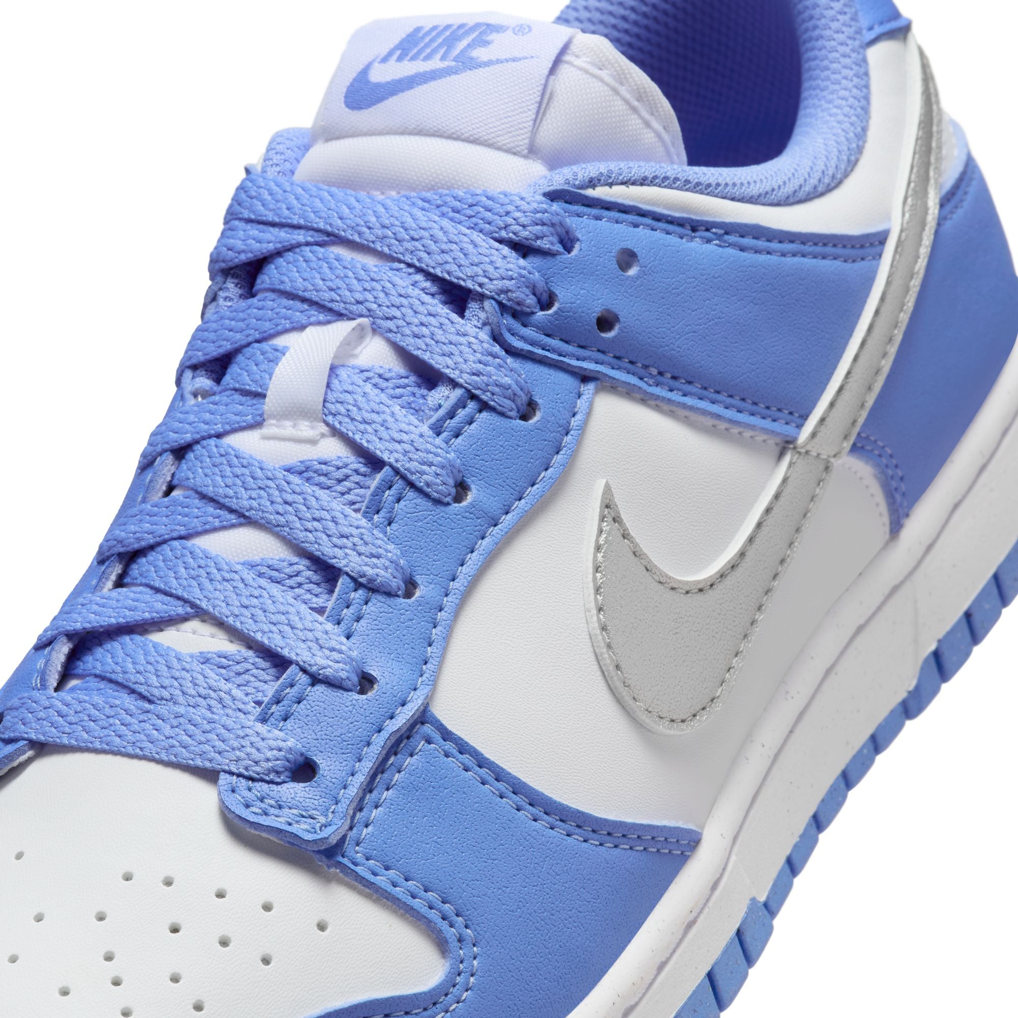 Nike Womens Dunk Low - Royal Pulse/Metallic Silver by Denim Exchange