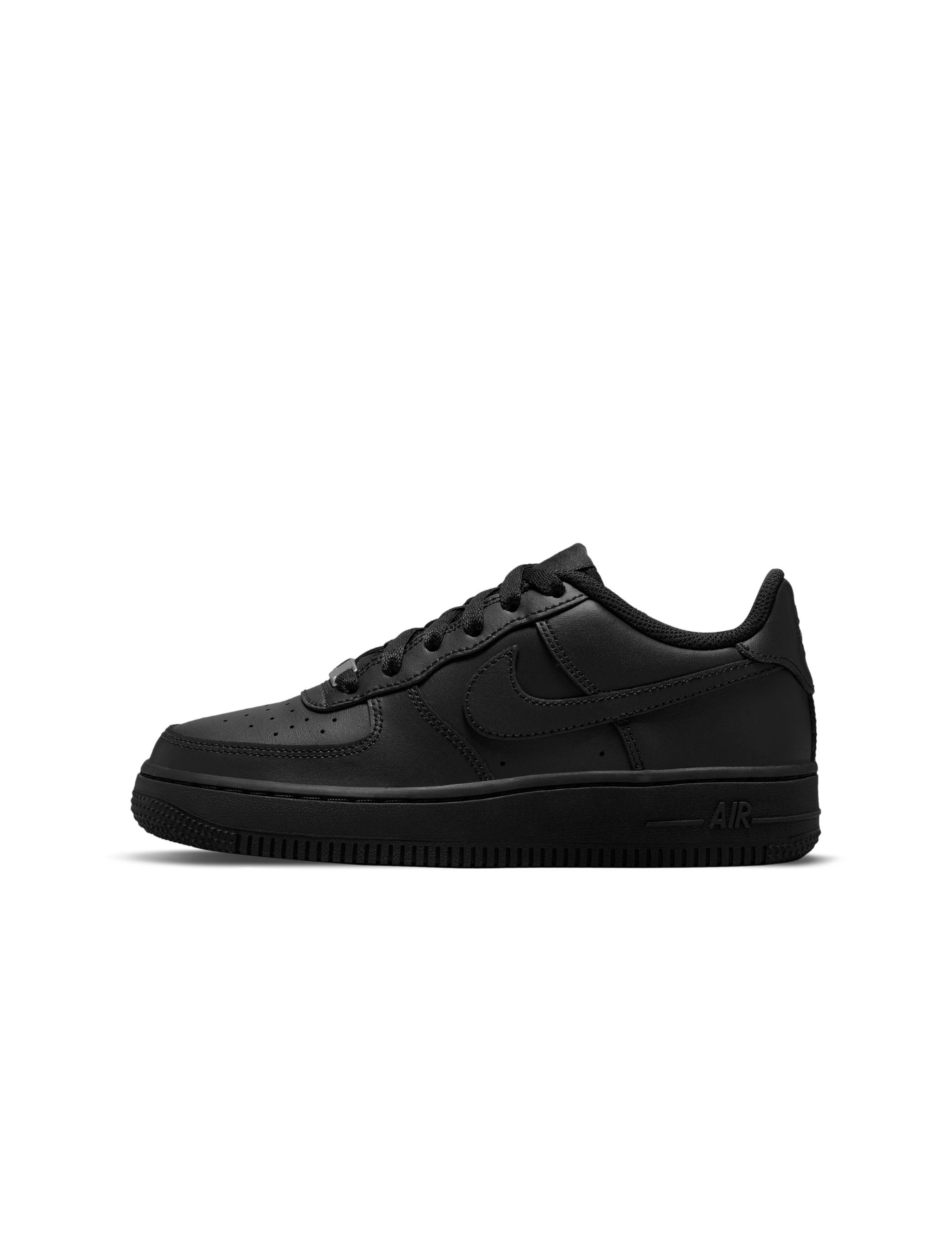 Nike Big Kids Air Force 1 Le - Black/Black by Denim Exchange