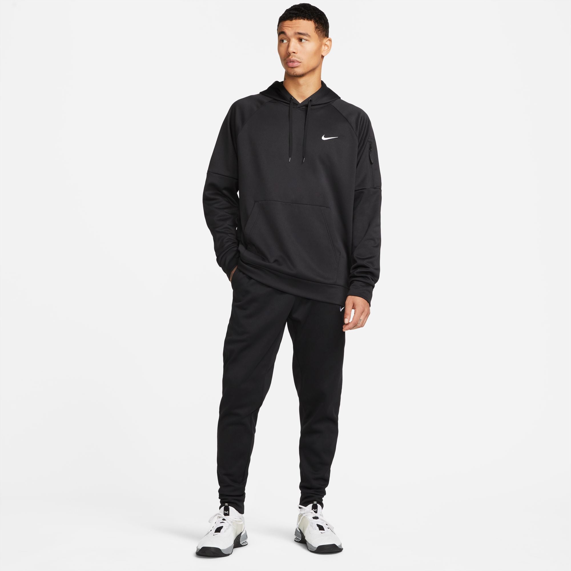 Nike Mens Therma Tapered Fitness Pants - Black by Denim Exchange