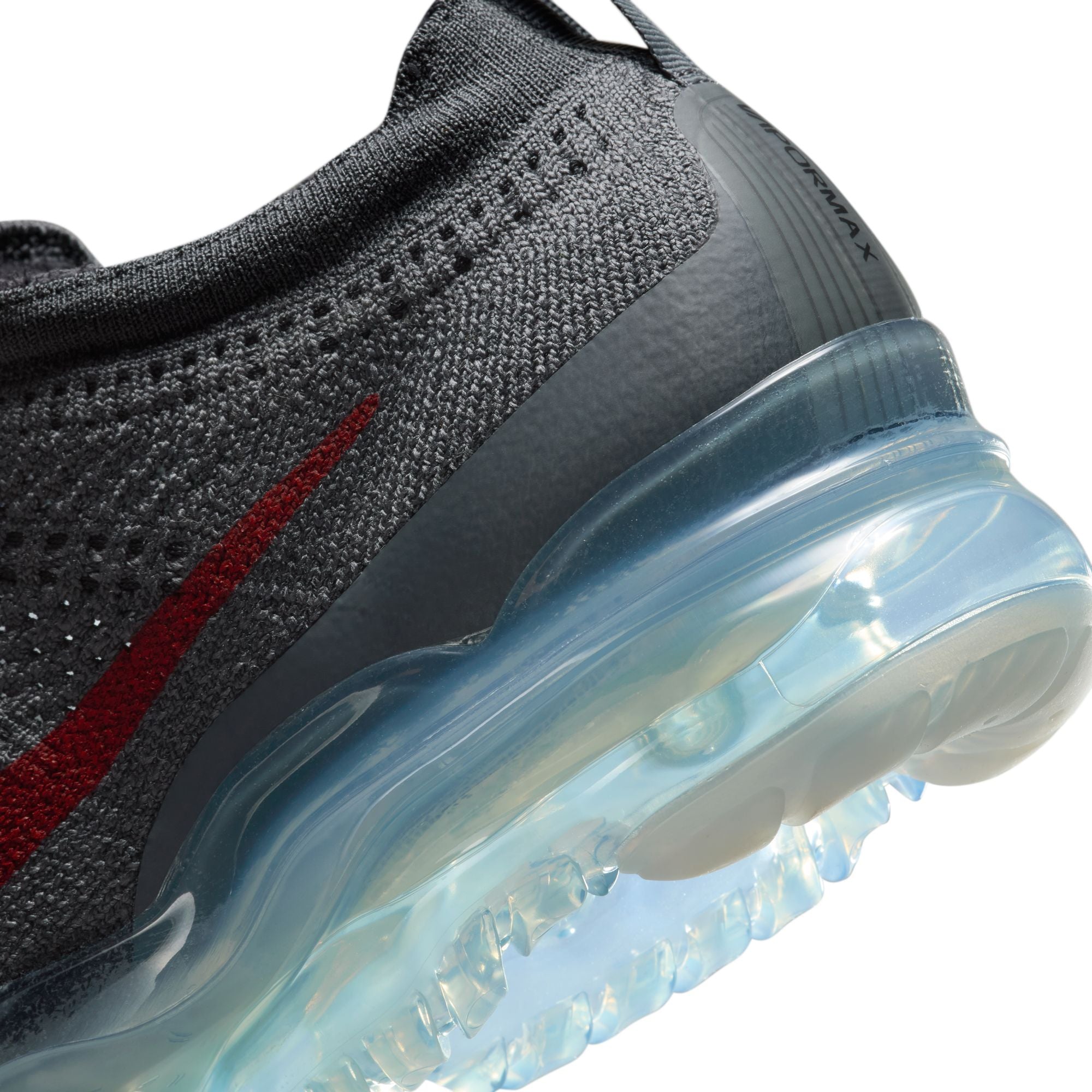 Nike Mens Air Vapormax 2023 Flyknit - Dark Grey/Gym Red by Denim Exchange