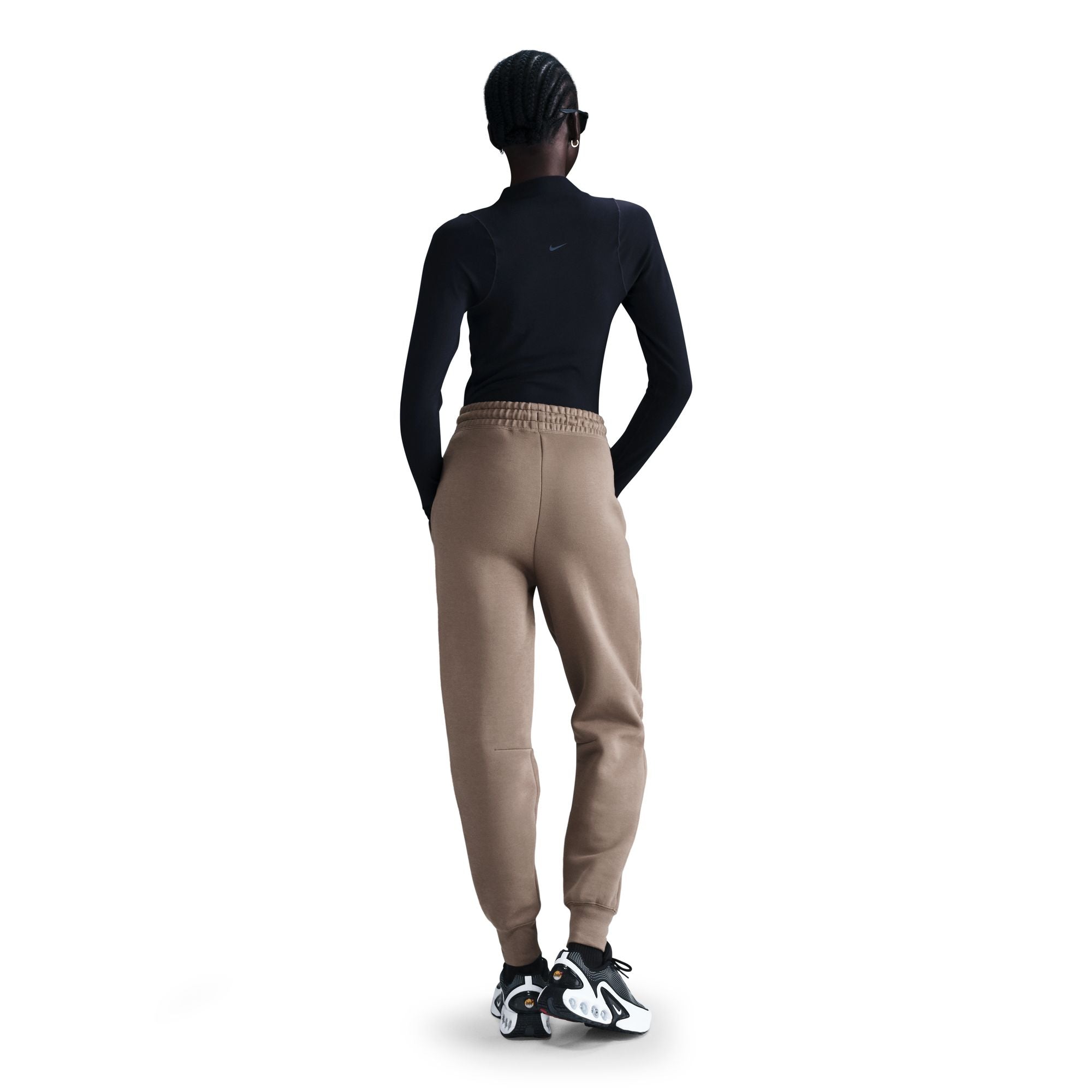 Nike Womens Sportswear Tech Fleece Jogger - Mink Brown/Black by Denim Exchange