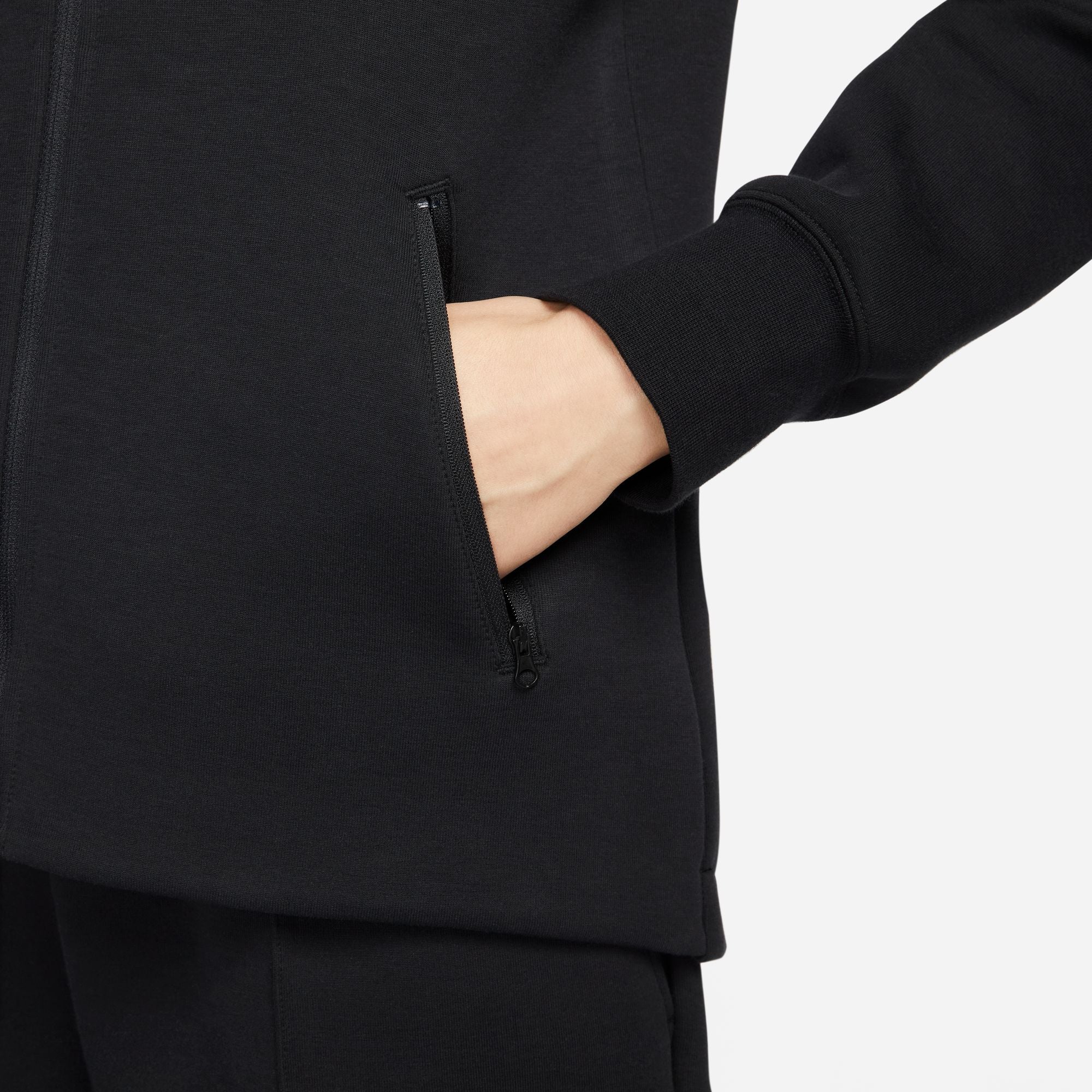 Nike Womens Sportswear Tech Fleece Hoodie - Black by Denim Exchange