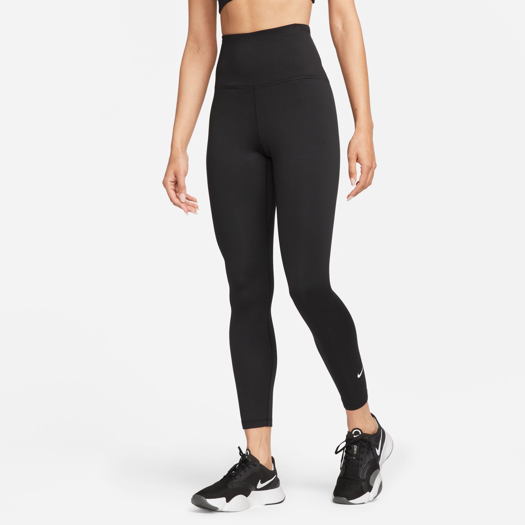 Nike Womens Therma-Fit One Leggings - Black/White by Denim Exchange