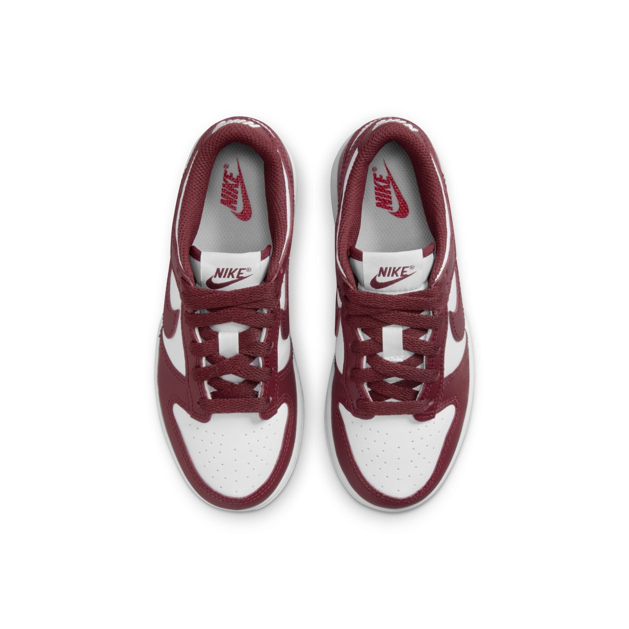 Nike (PS) Dunk Low - White/Redwood by Denim Exchange