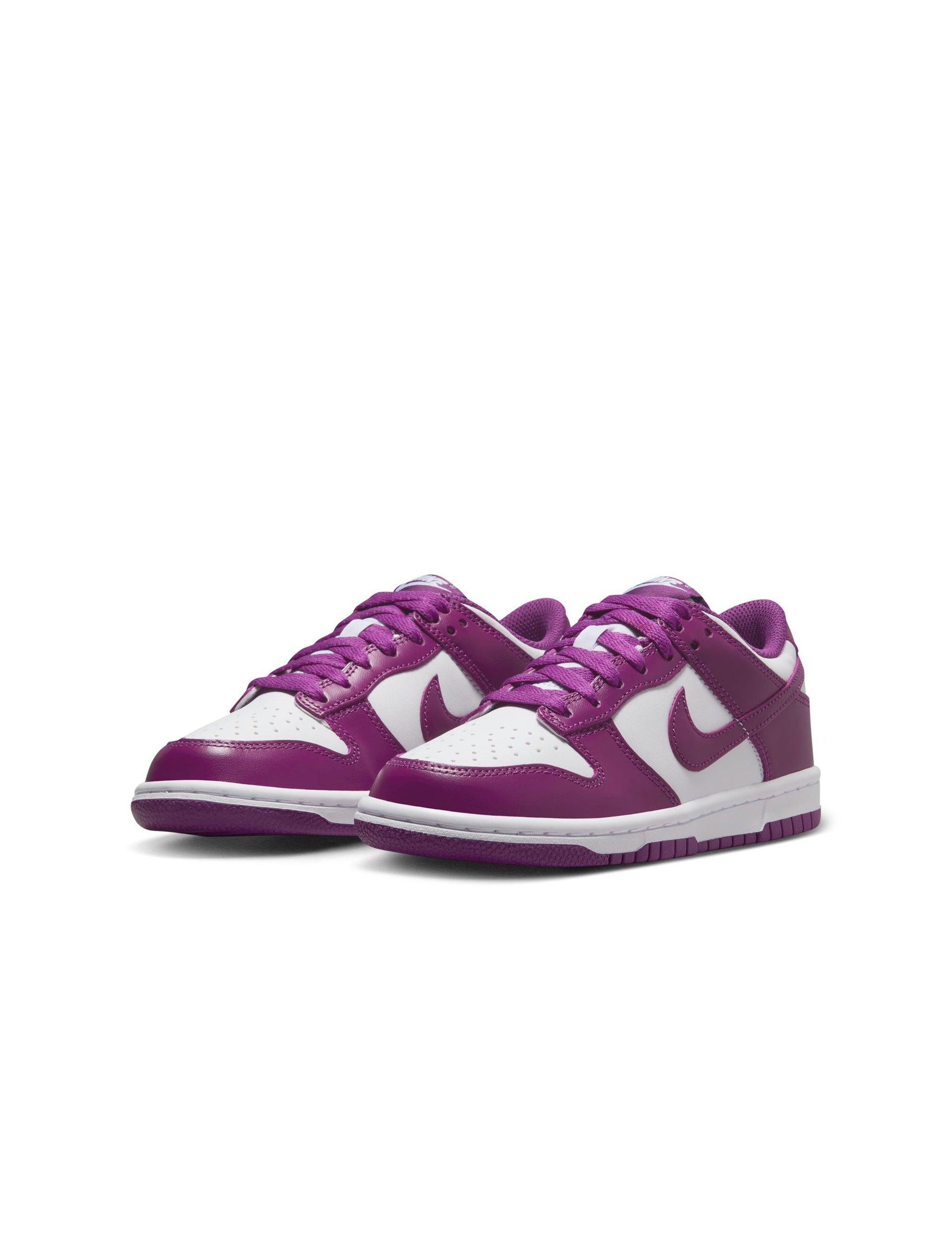 Nike Big Kids Dunk Low - White/Viotech by Denim Exchange