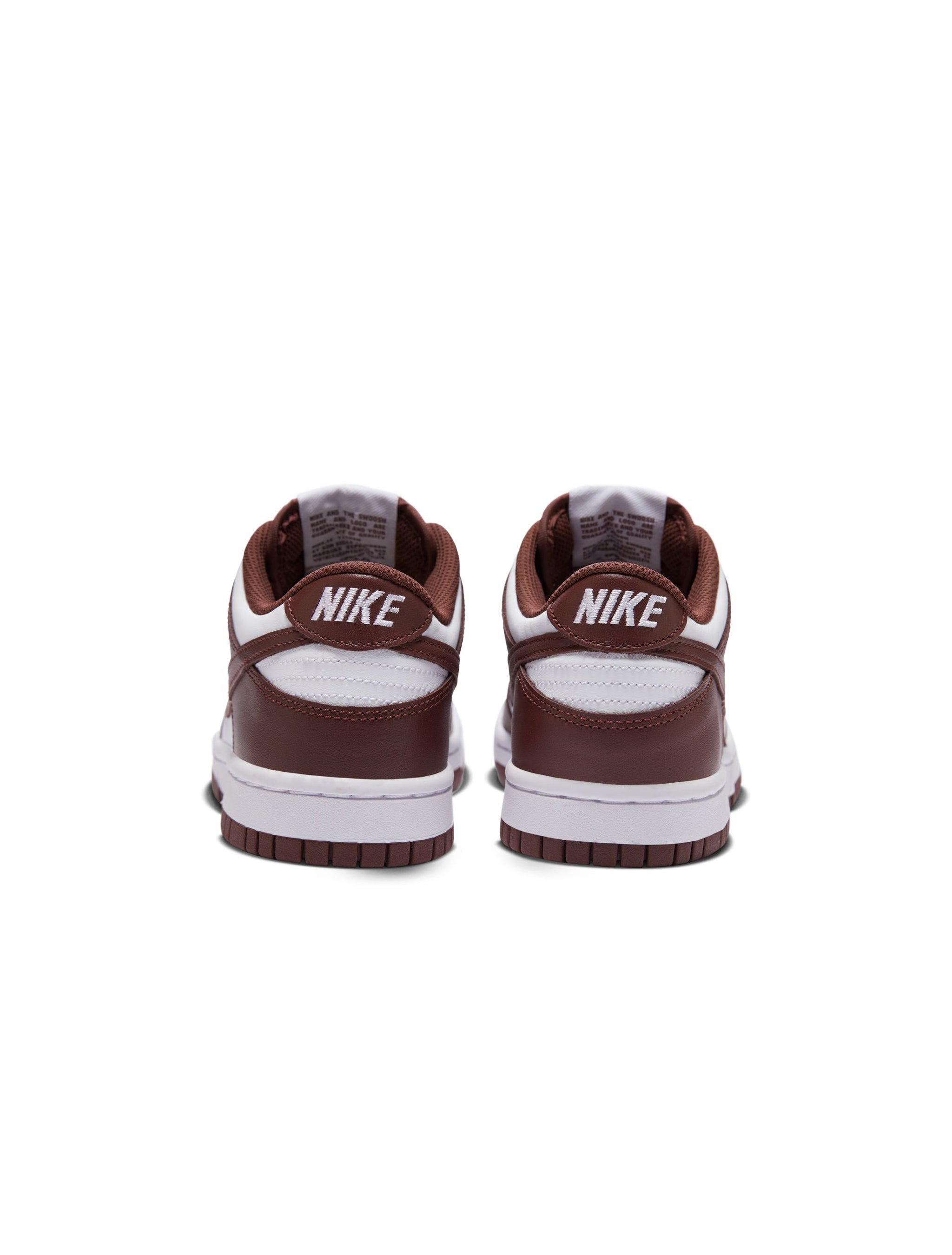 Nike Big Kids Dunk Low - White/Redwood by Denim Exchange