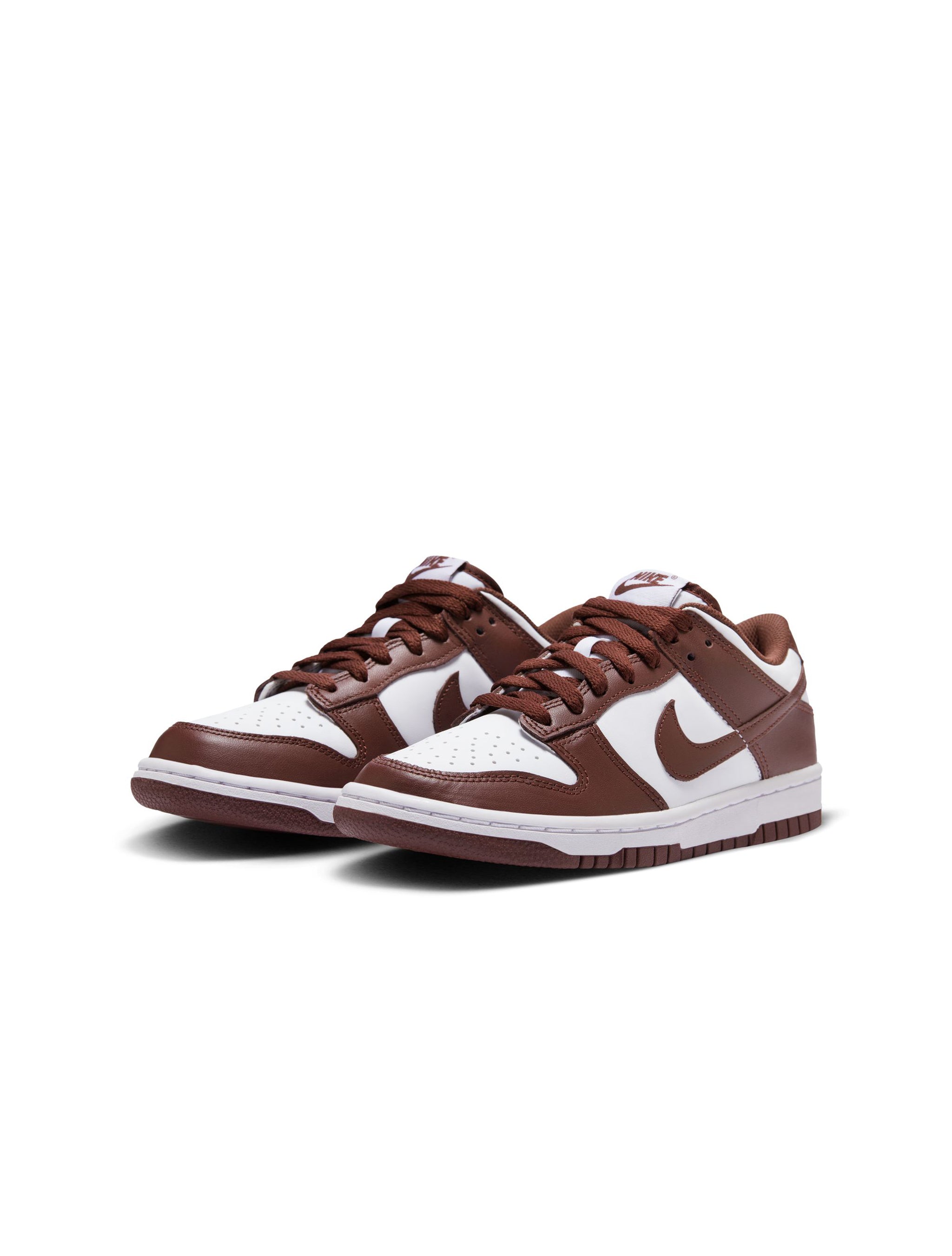 Nike Big Kids Dunk Low - White/Redwood by Denim Exchange