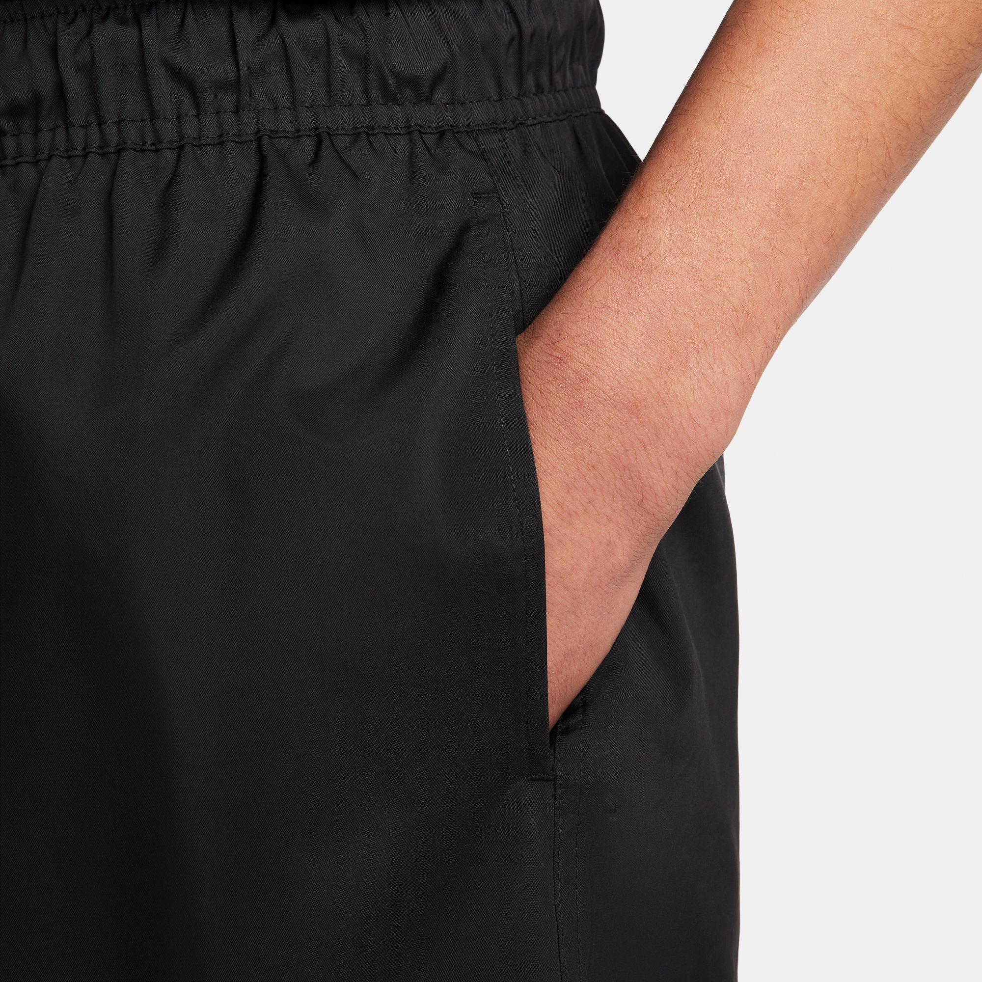Nike Mens Club Woven Shorts - Black/White by Denim Exchange