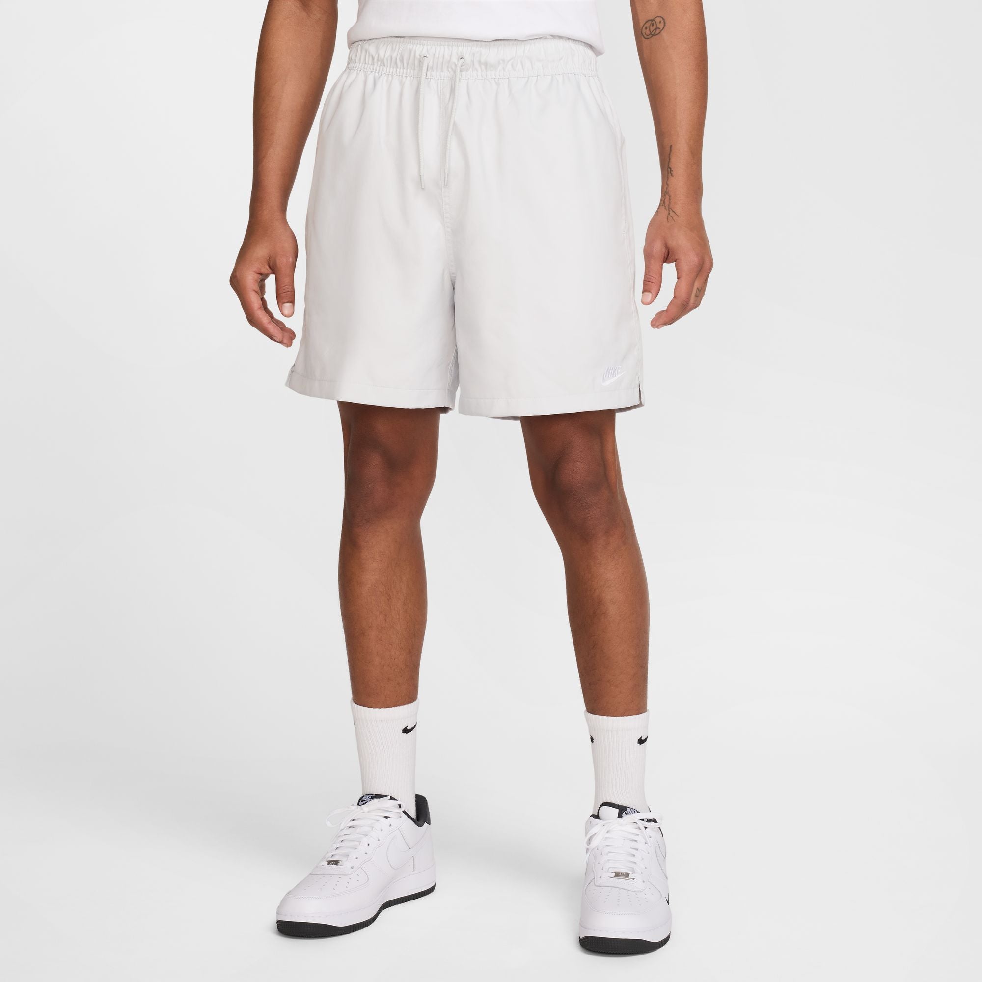 Nike Mens Club Woven Shorts - Photon Dust/White by Denim Exchange