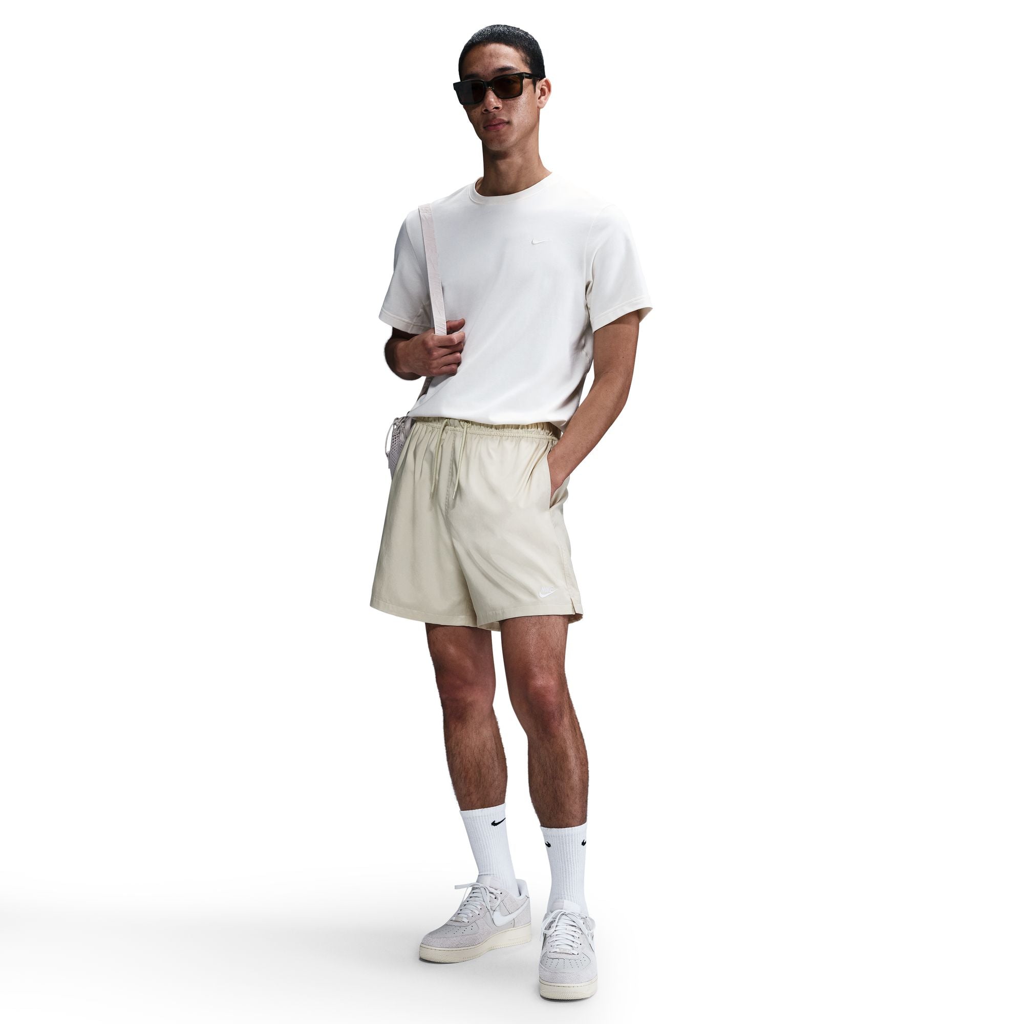 Nike Mens Club Woven Shorts - Light Khaki by Denim Exchange