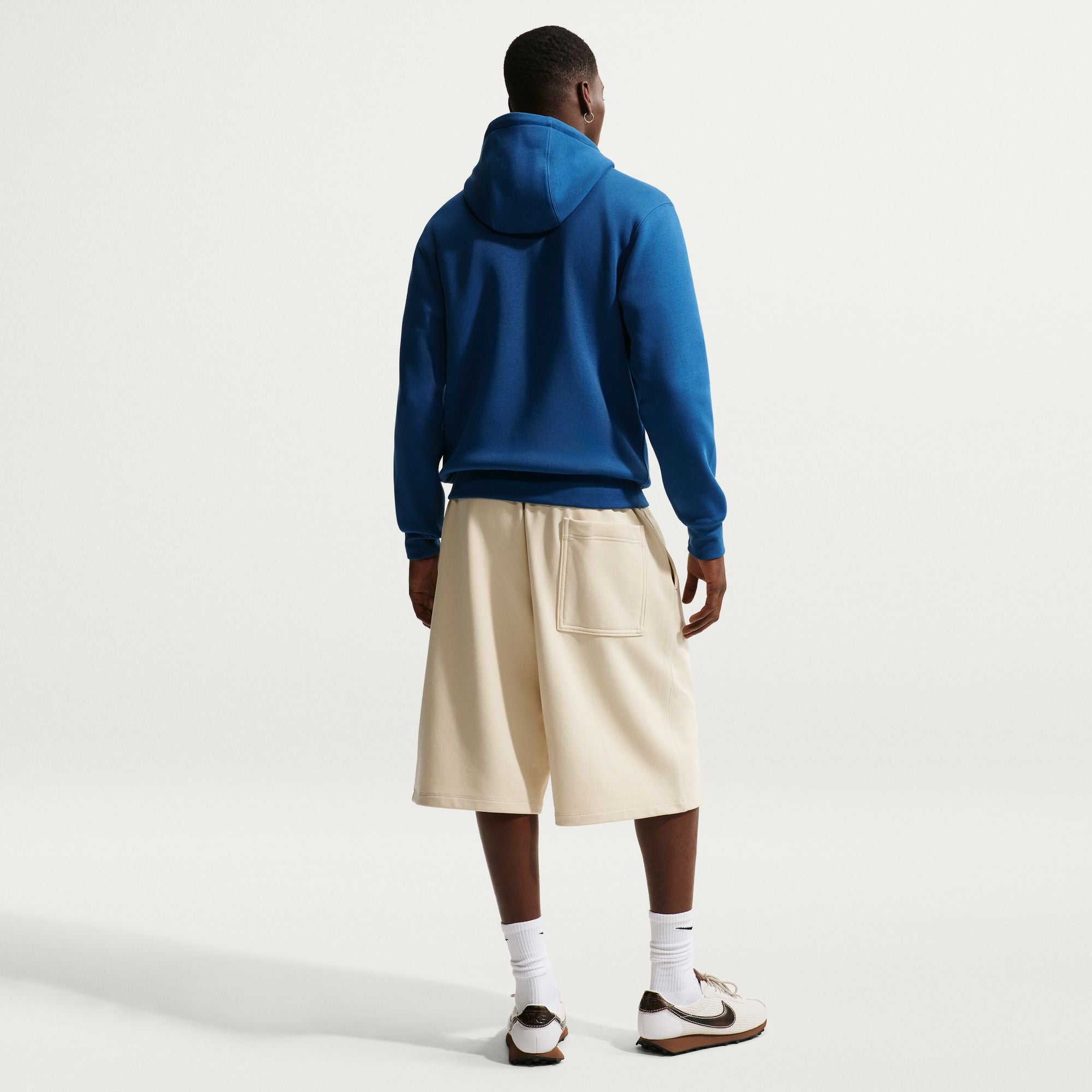 Nike Mens Fleece Pullover Hoodie - Court Blue by Denim Exchange