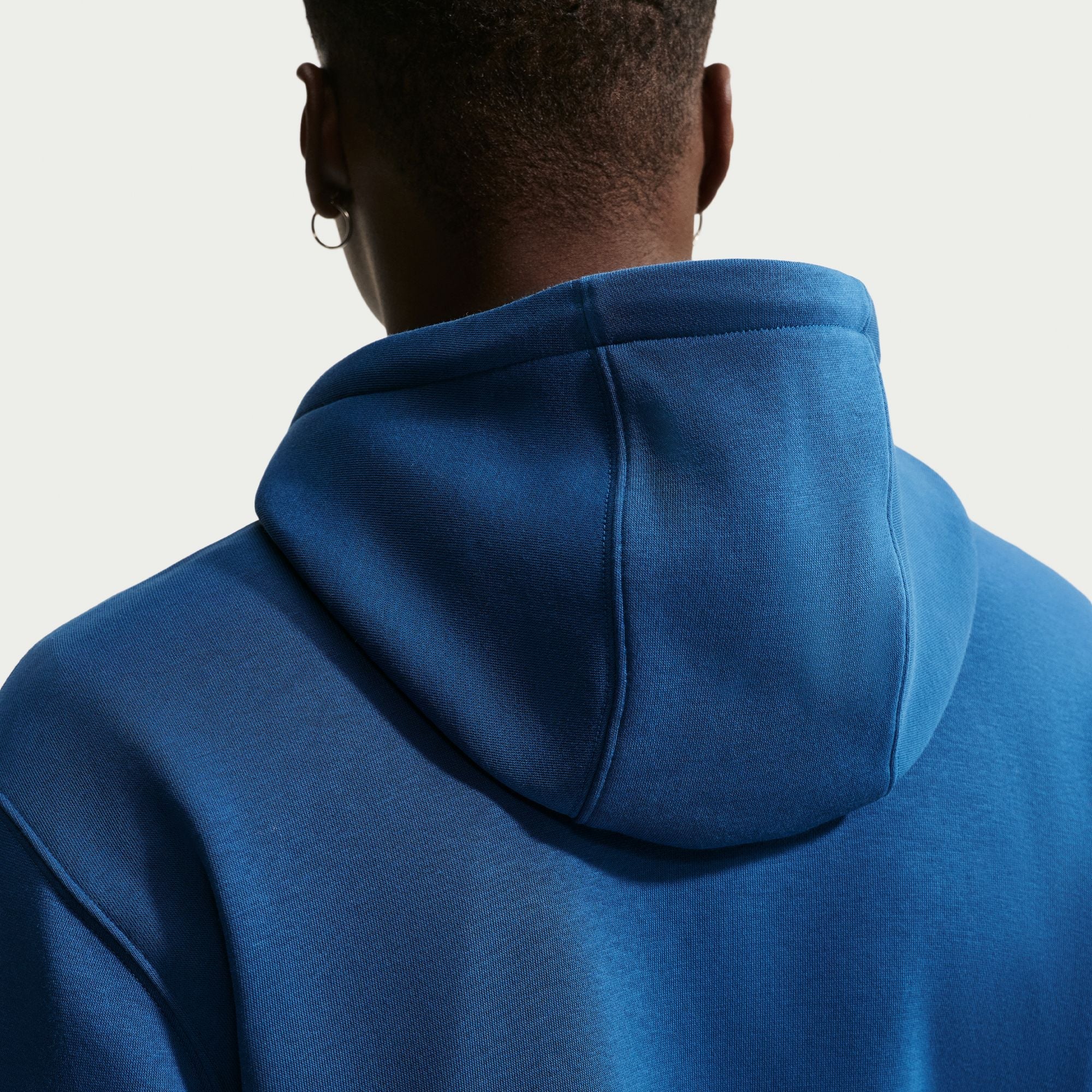 Nike Mens Fleece Pullover Hoodie - Court Blue by Denim Exchange
