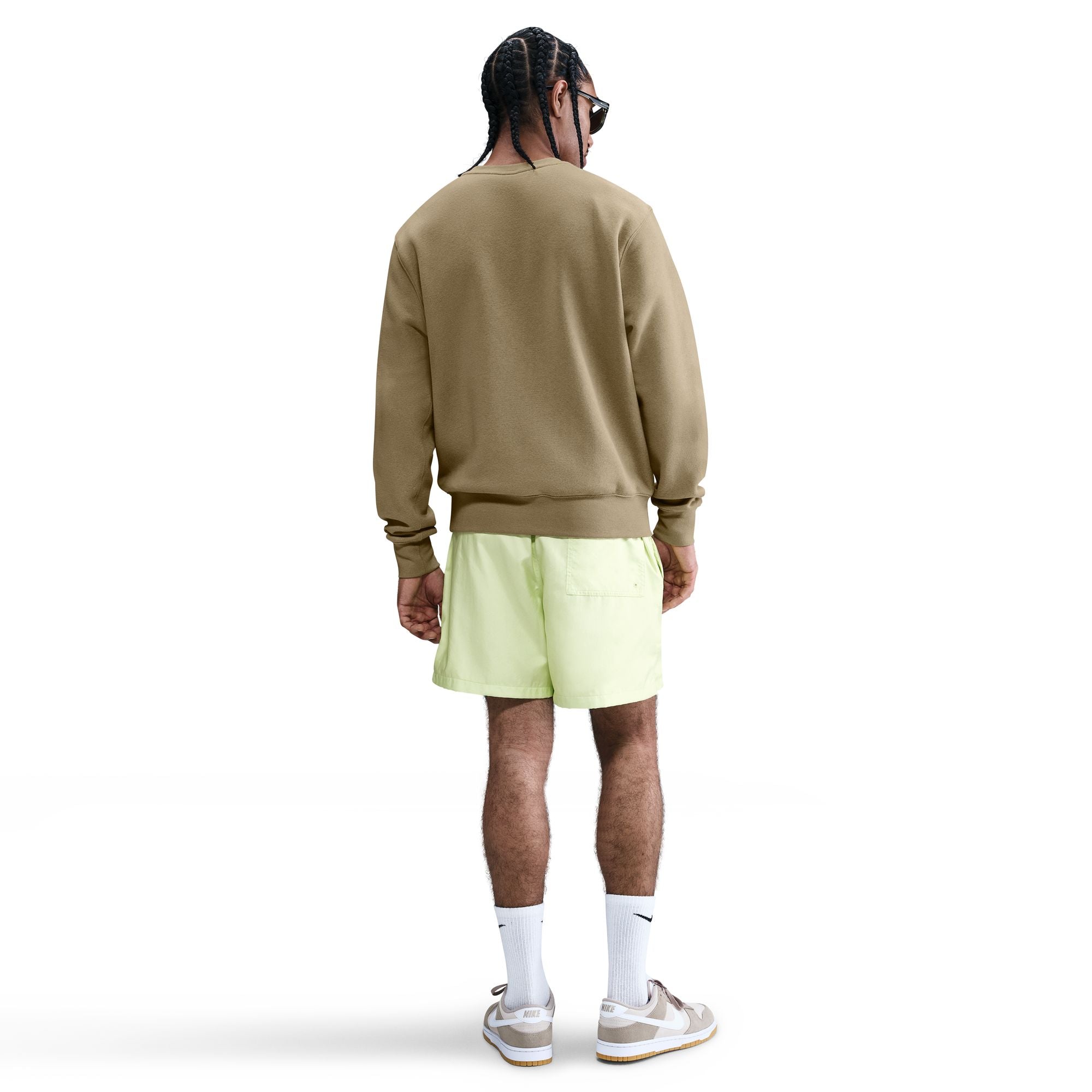 Nike Mens Club Fleece Crewneck - Parachute Beige by Denim Exchange