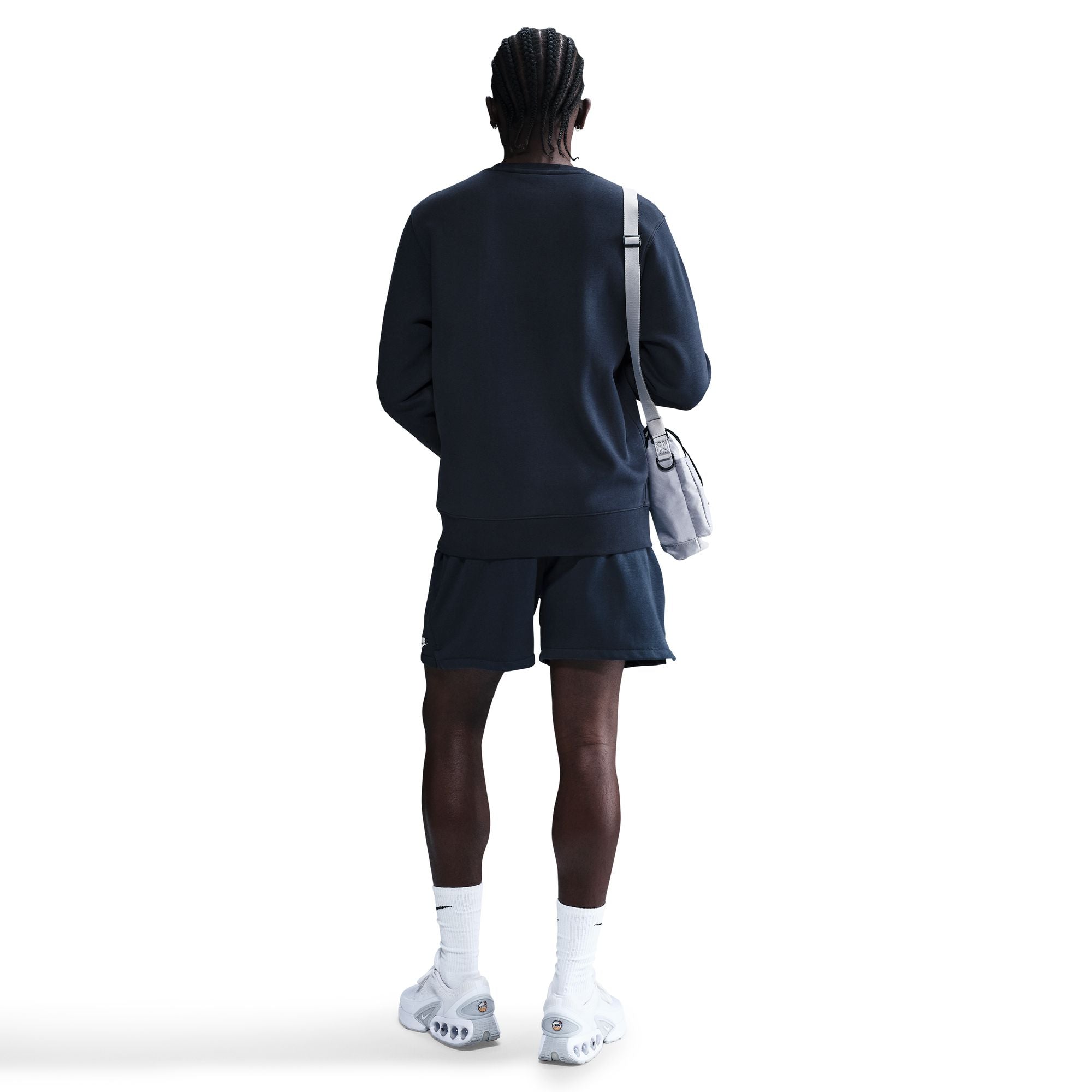 Nike Mens Club Fleece Crewneck - Obsidian by Denim Exchange