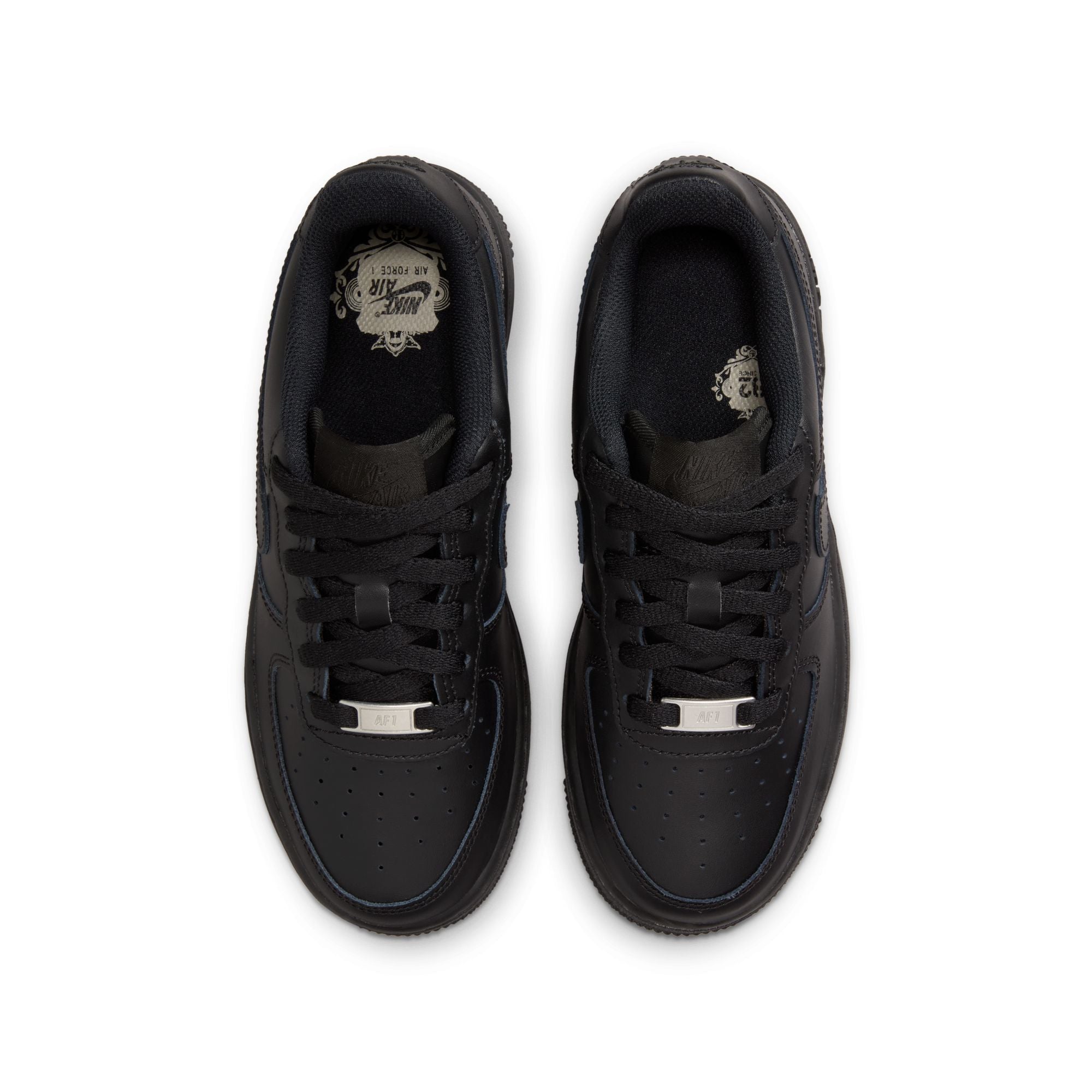 Nike Big Kids Air Force 1 LE - Black by Denim Exchange