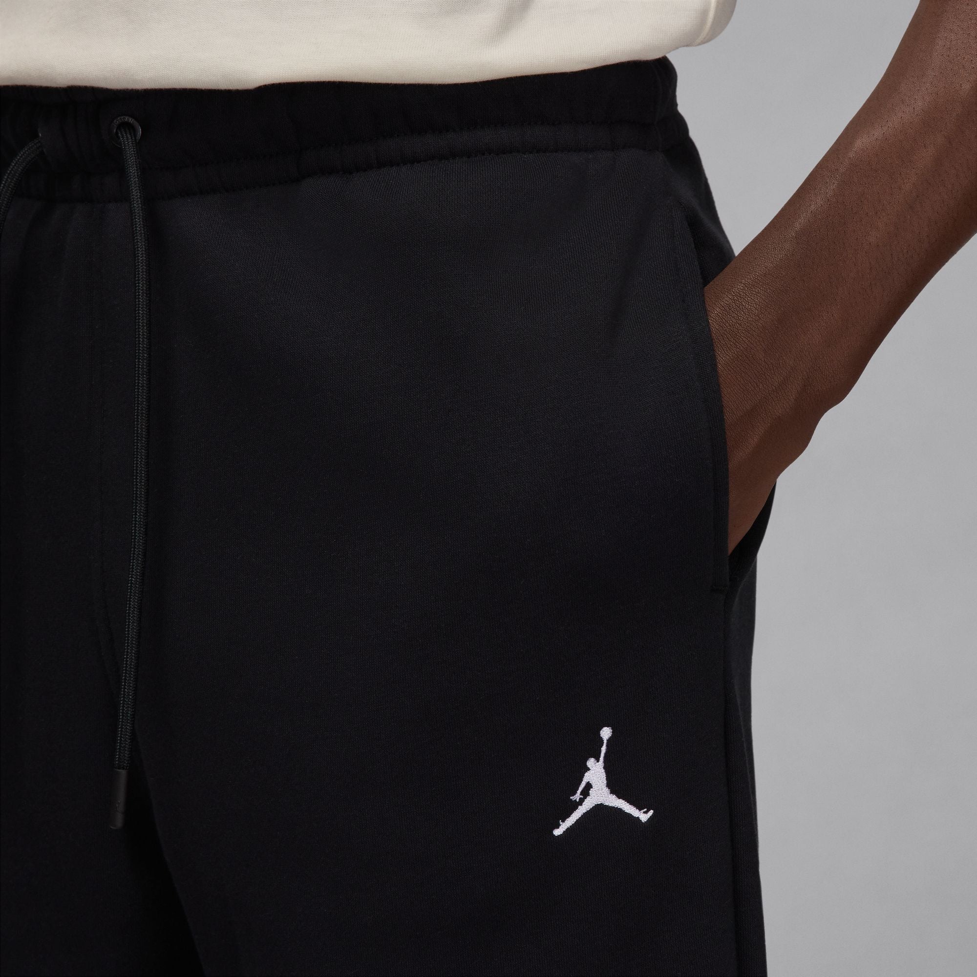 Air Jordan Mens Jordan Brooklyn Fleece Joggers - Black by Denim Exchange