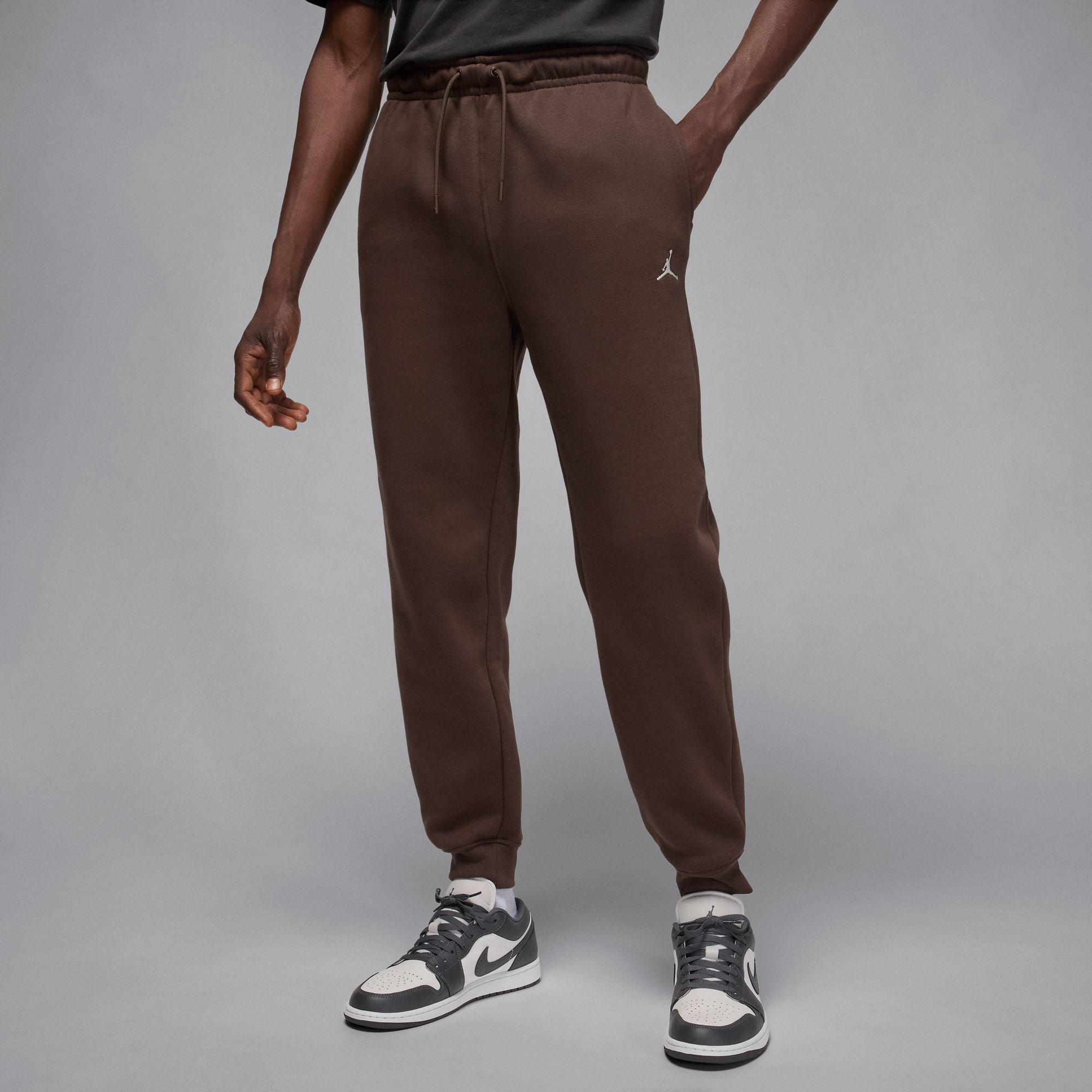 Air Jordan Mens Jordan Brooklyn Fleece Joggers - Brown by Denim Exchange