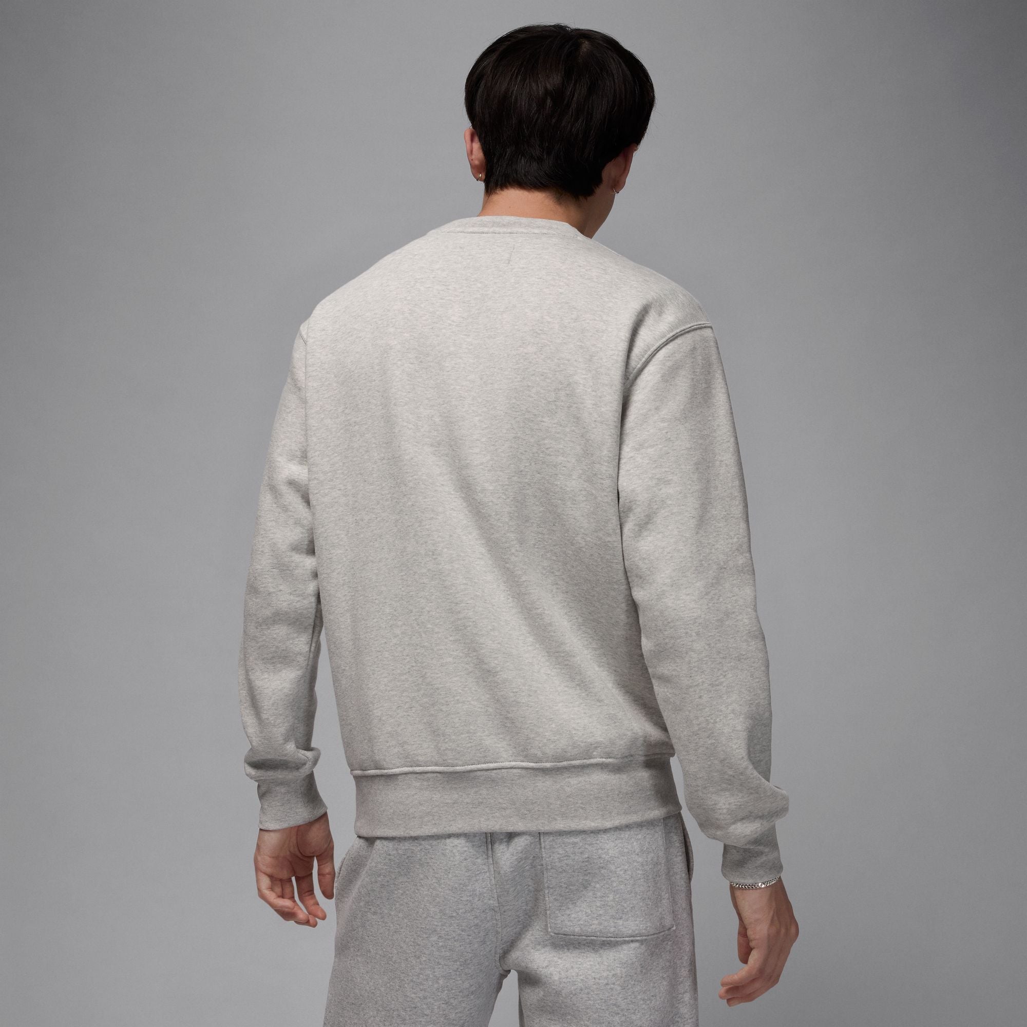 Air Jordan Brooklyn Fleece Crewneck - Light Grey by Denim Exchange