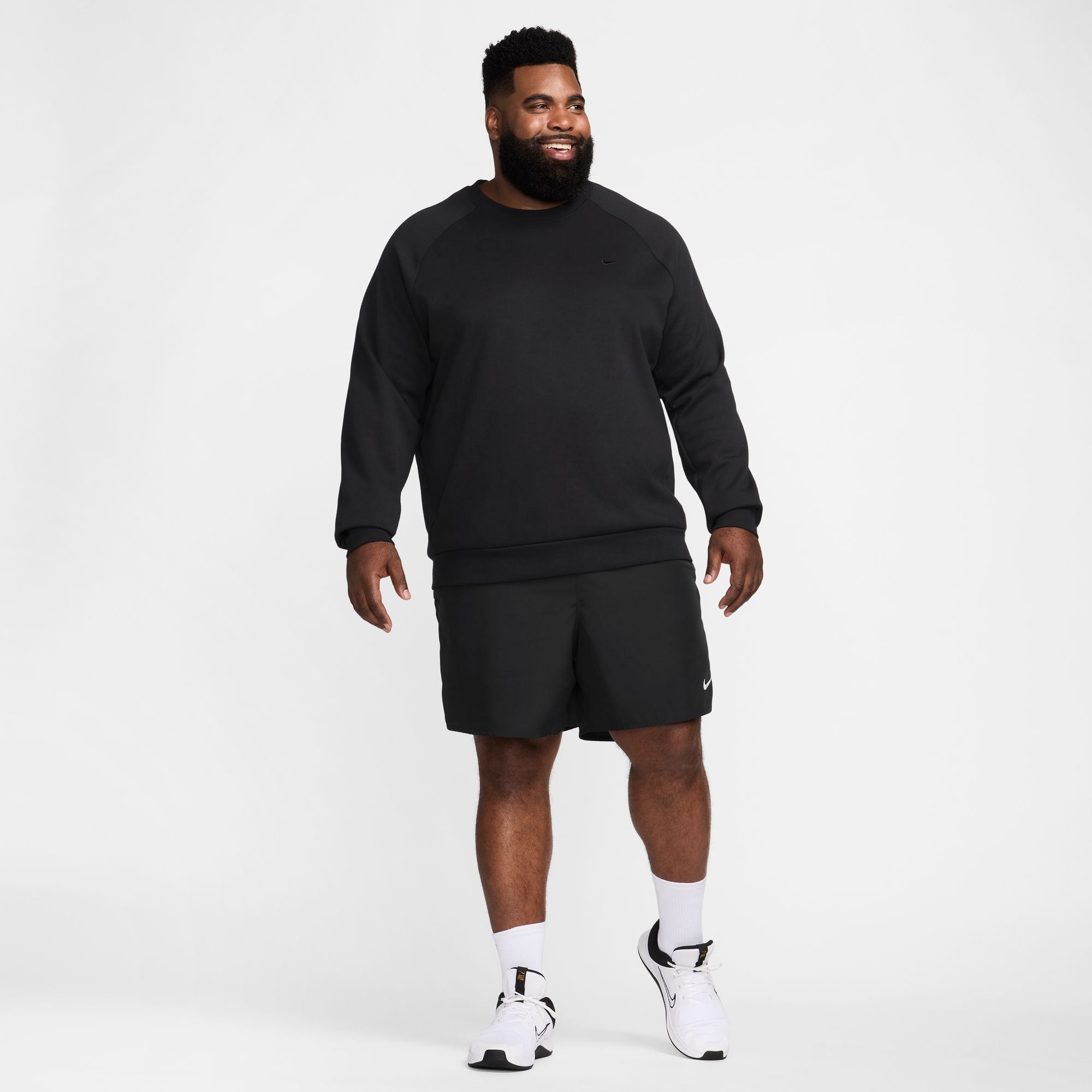 Nike Mens Primary Fleece Crewneck - Black by Denim Exchange