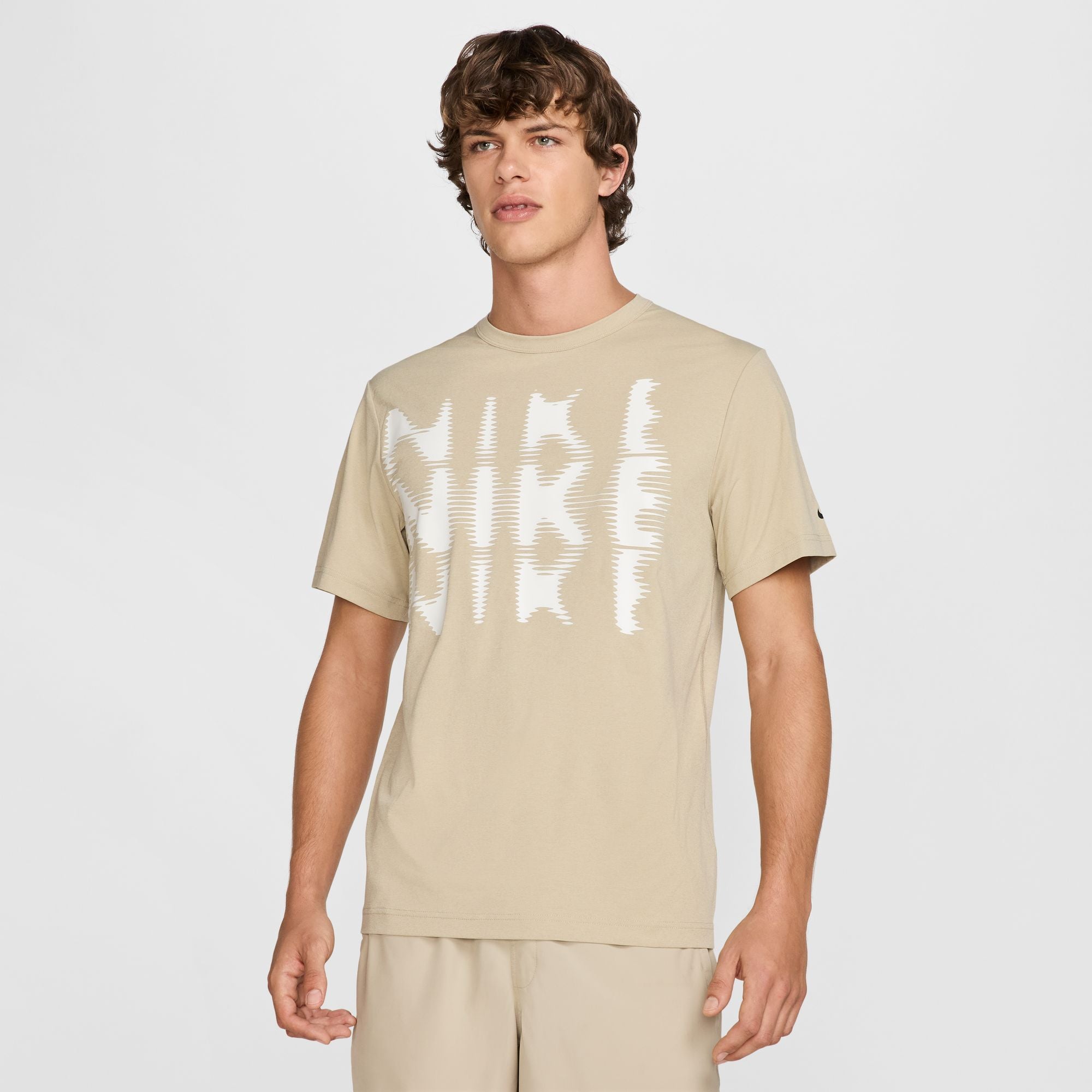 Nike Mens Hyverse Tee - Desert Khaki by Denim Exchange