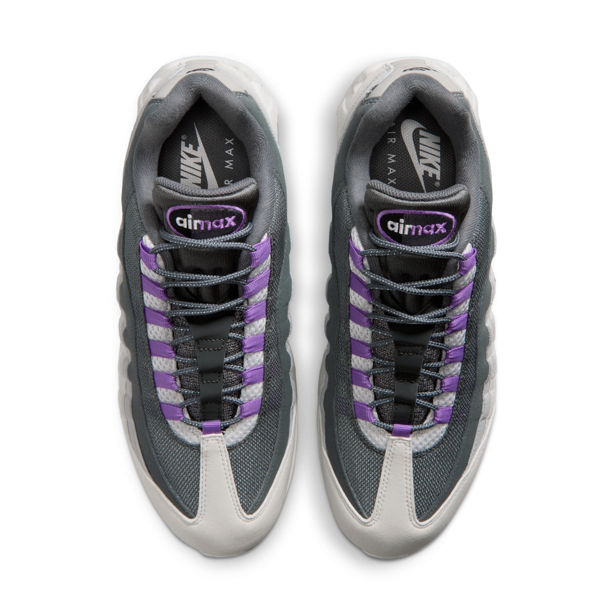 Nike Mens Air Max 95 Big Bubble OG - Photon Dust/Bright Violet by Denim Exchange