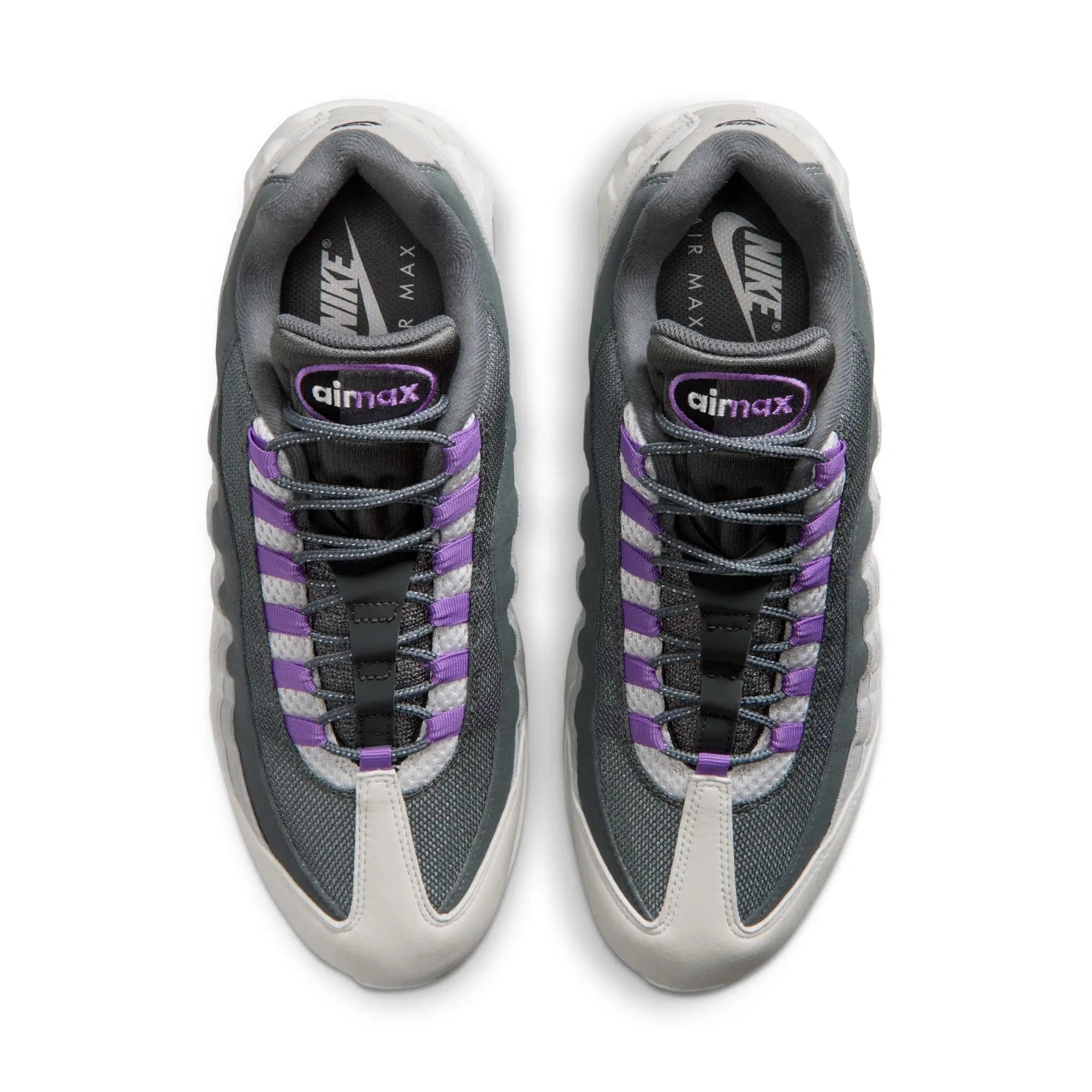 Nike Mens Air Max 95 Big Bubble OG - Photon Dust/Bright Violet