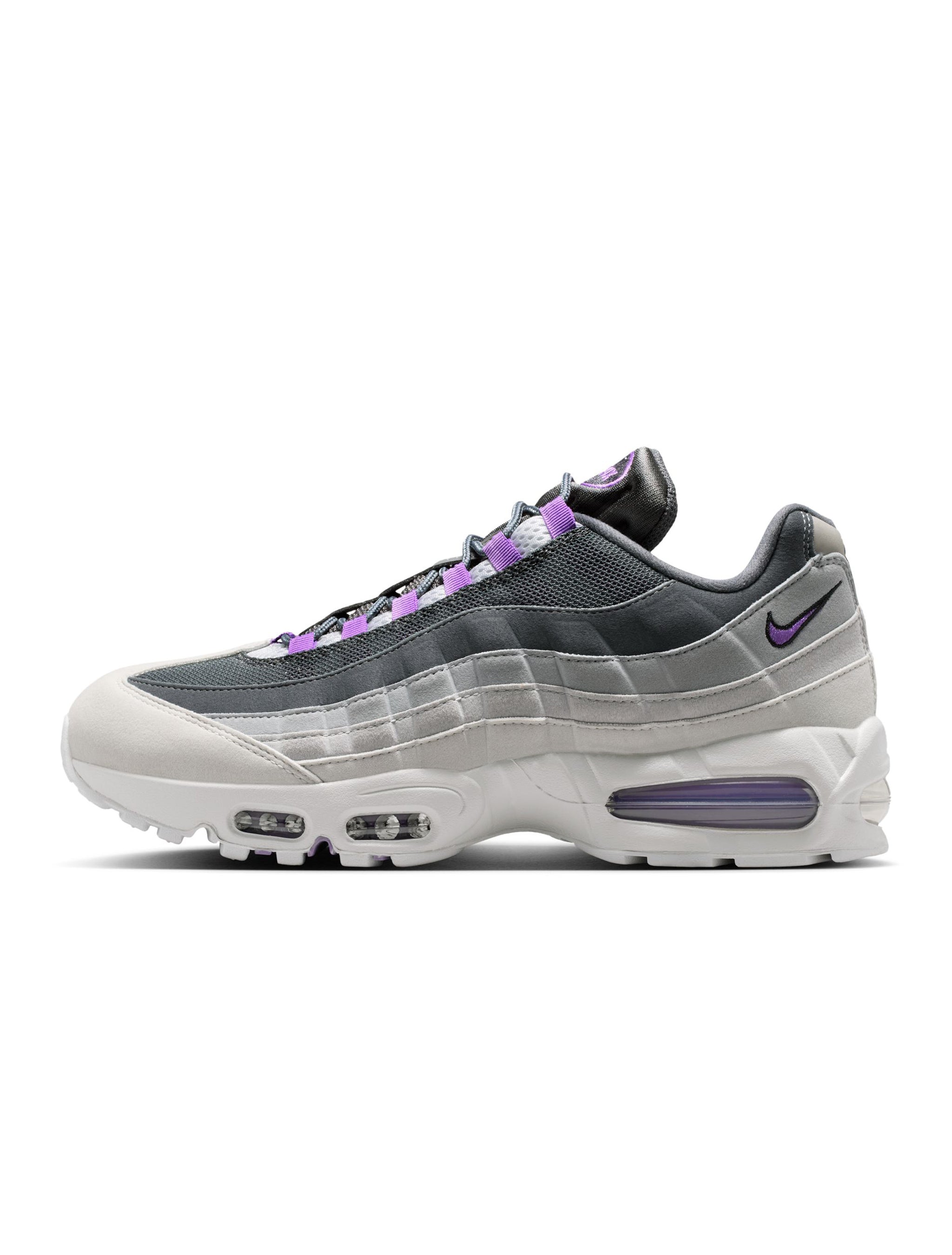 Nike Mens Air Max 95 Big Bubble OG - Photon Dust/Bright Violet by Denim Exchange