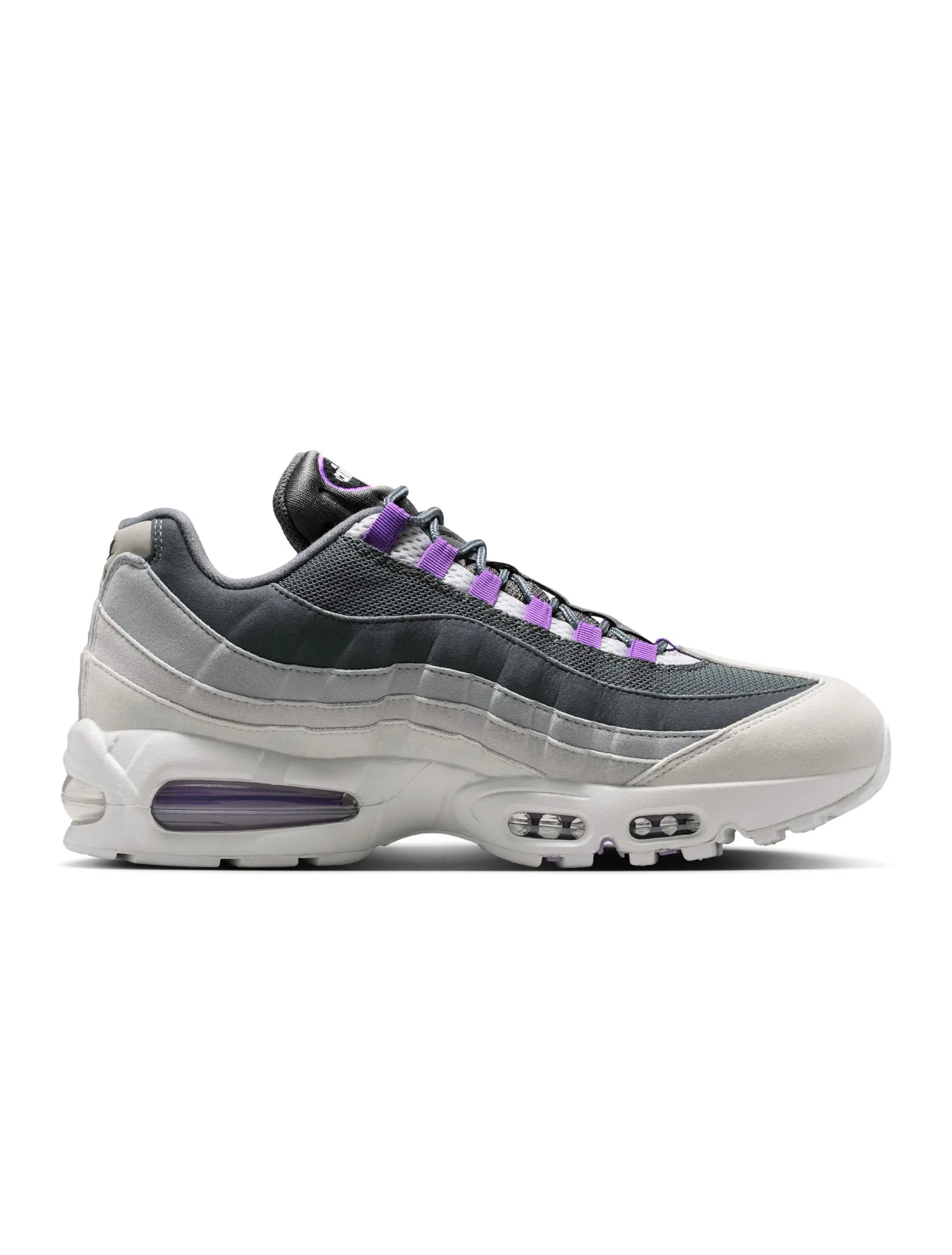 Nike Mens Air Max 95 Big Bubble OG - Photon Dust/Bright Violet