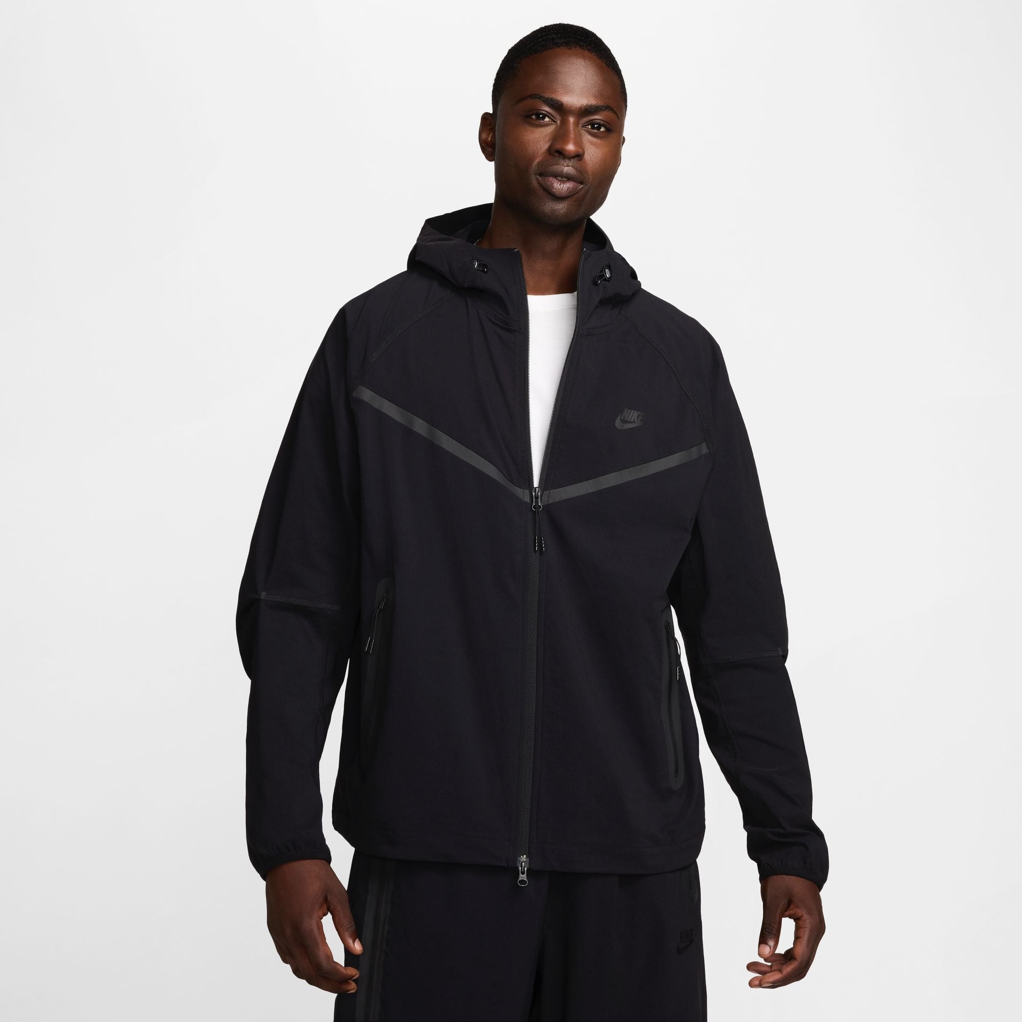 Nike Mens Tech Woven Jacket - Black by Denim Exchange