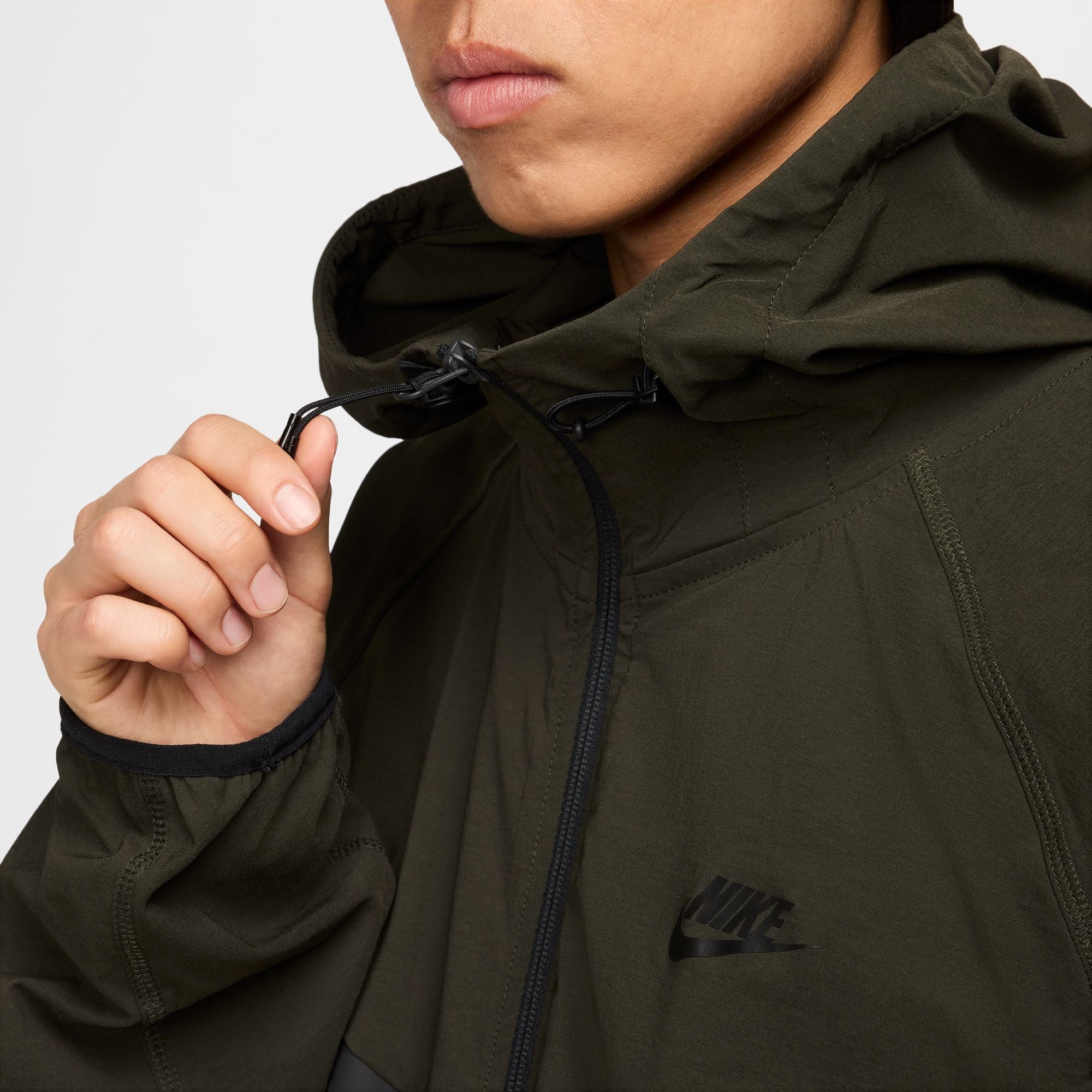 Nike Mens Tech Woven Jacket - Sequoia by Denim Exchange