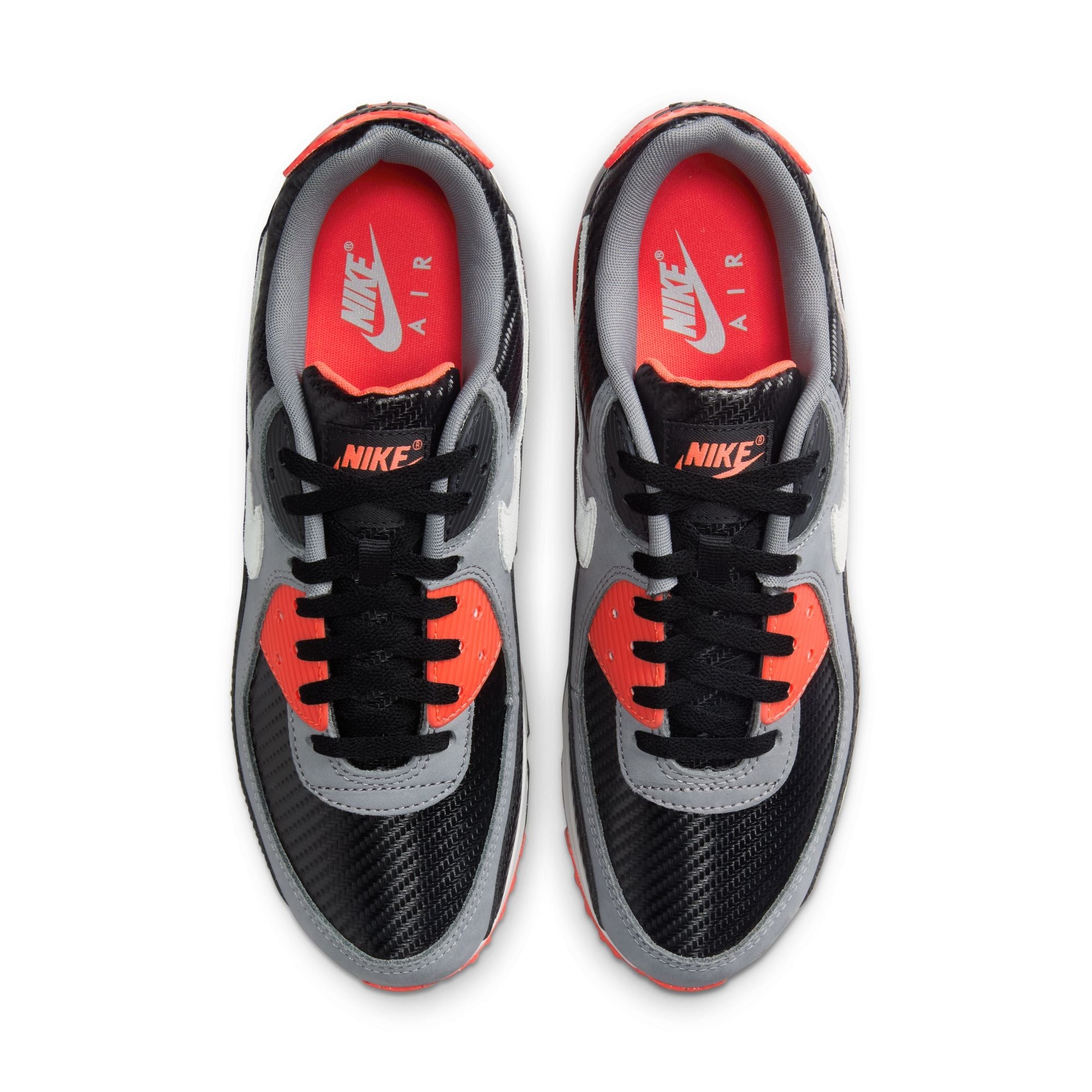 Nike Mens Air Max 90 Premium - Carboned Fiber Infrared by Denim Exchange