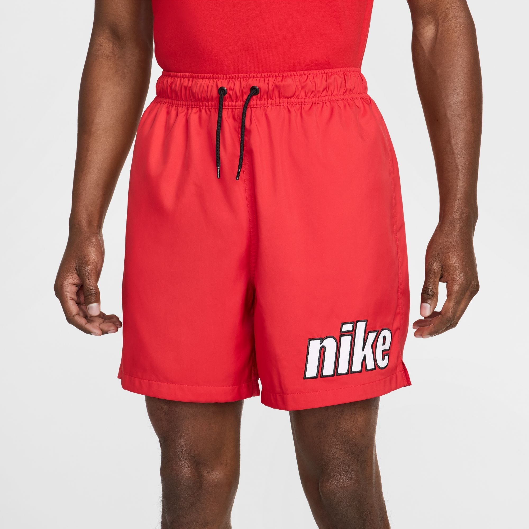 Nike Mens Club Flow Shorts - University Red by Denim Exchange